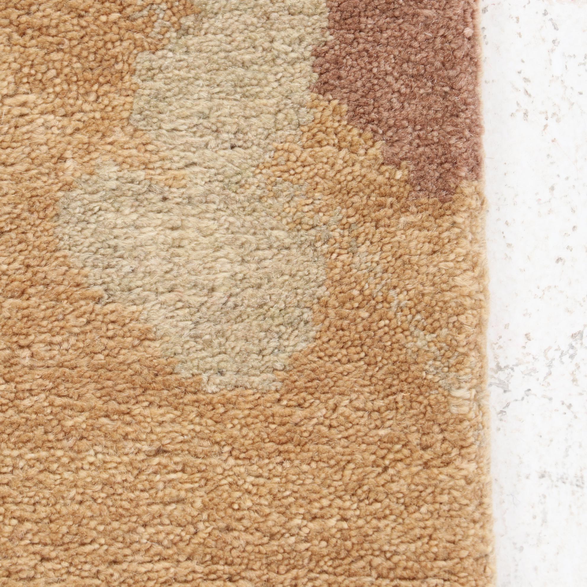 1'7 x 2'1 Hand-Knotted Tibetan Modern Floor Mat