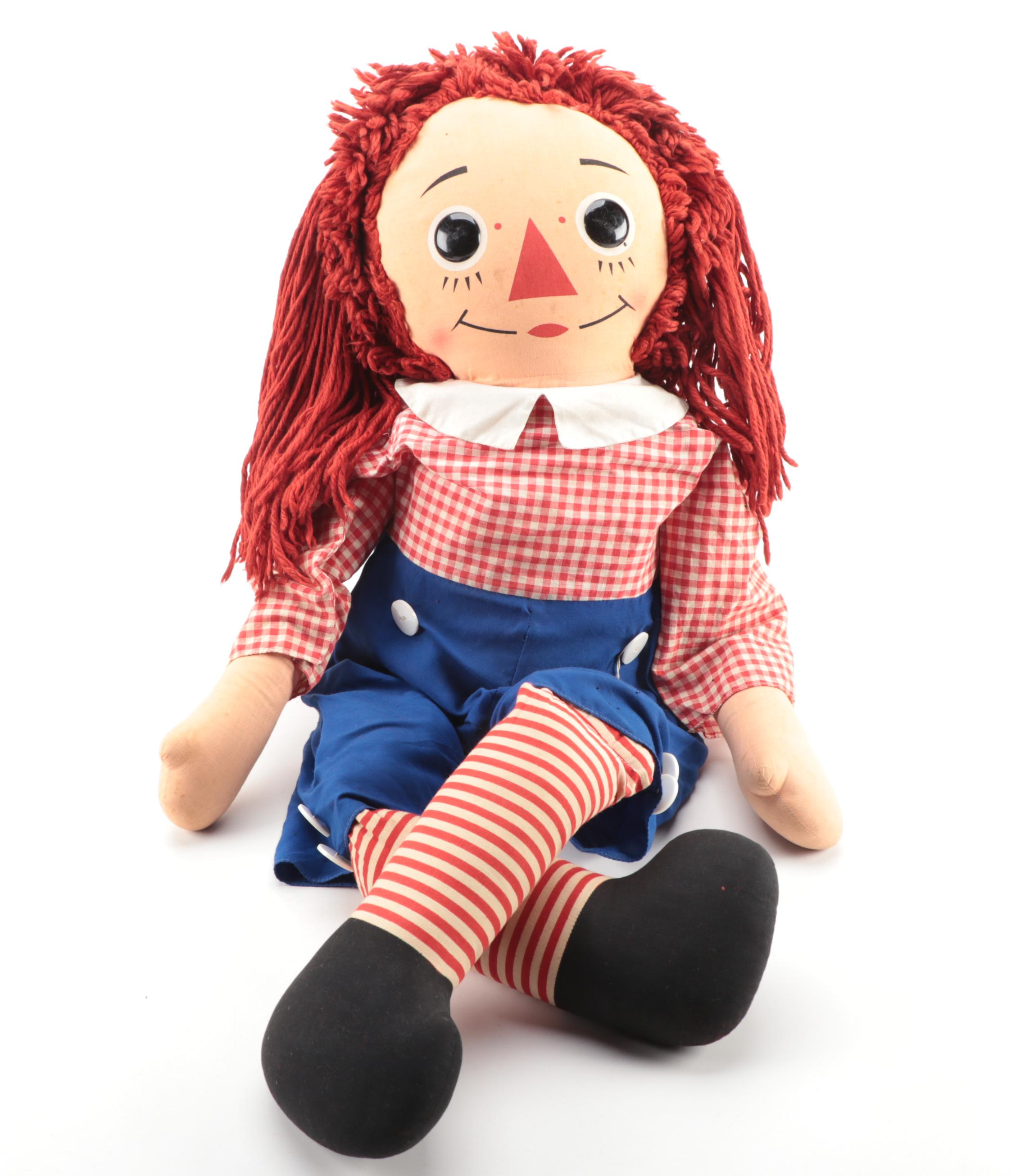 Knickerbocker Raggedy Ann and Andy Dolls