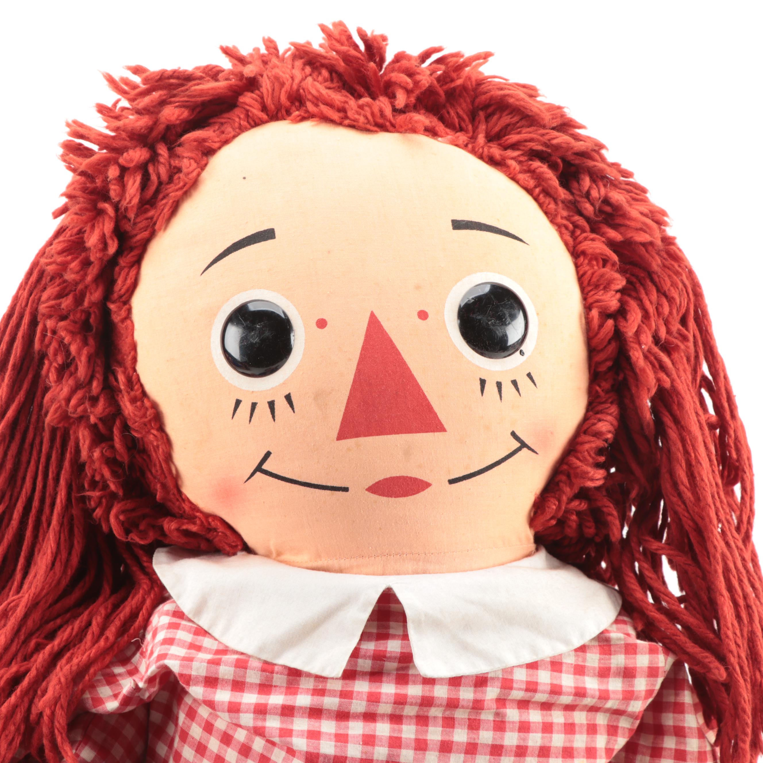 Knickerbocker Raggedy Ann and Andy Dolls