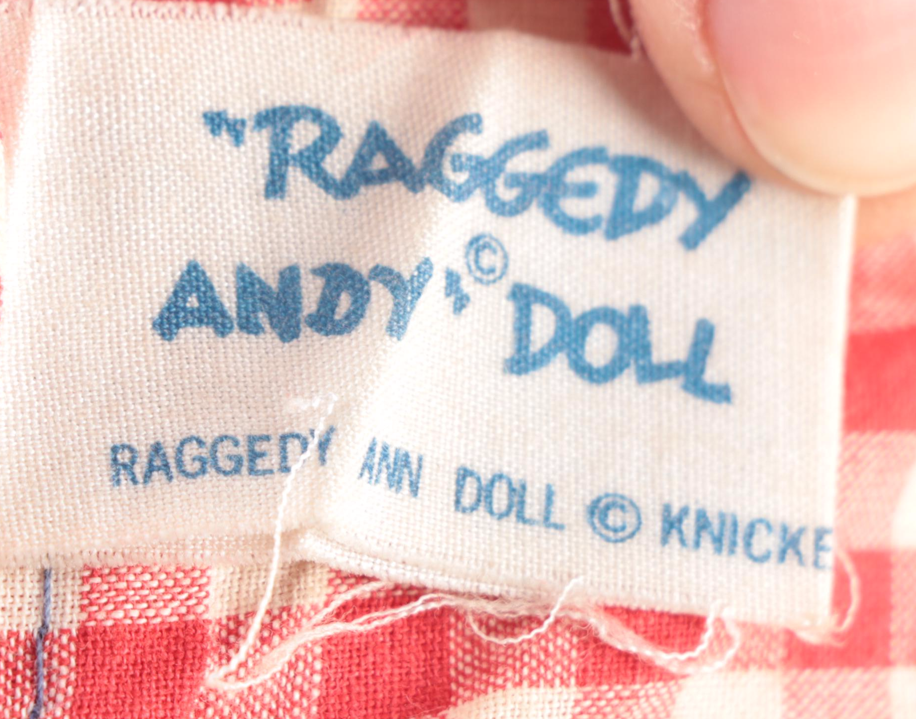 Knickerbocker Raggedy Ann and Andy Dolls