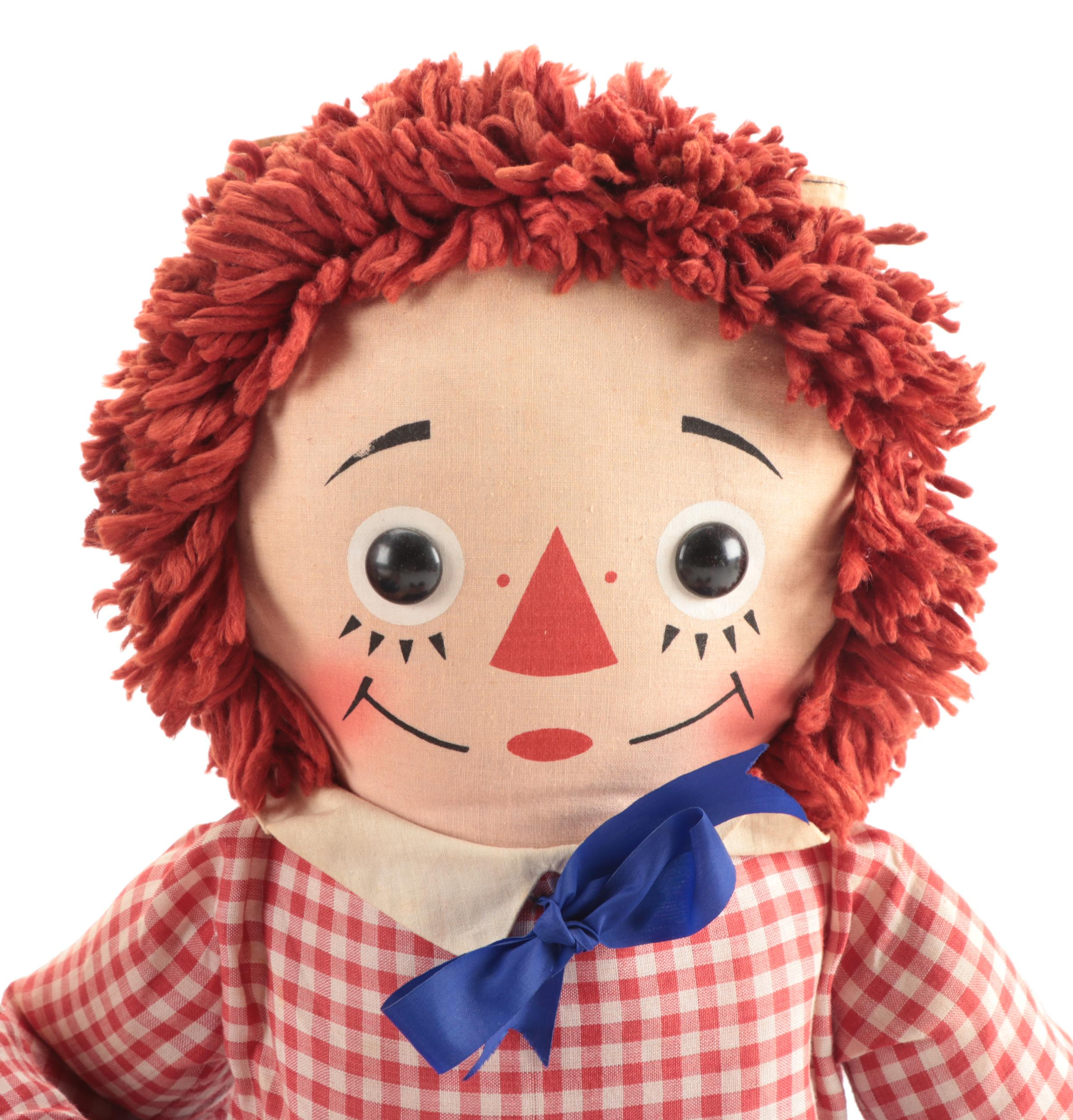 Knickerbocker Raggedy Ann and Andy Dolls