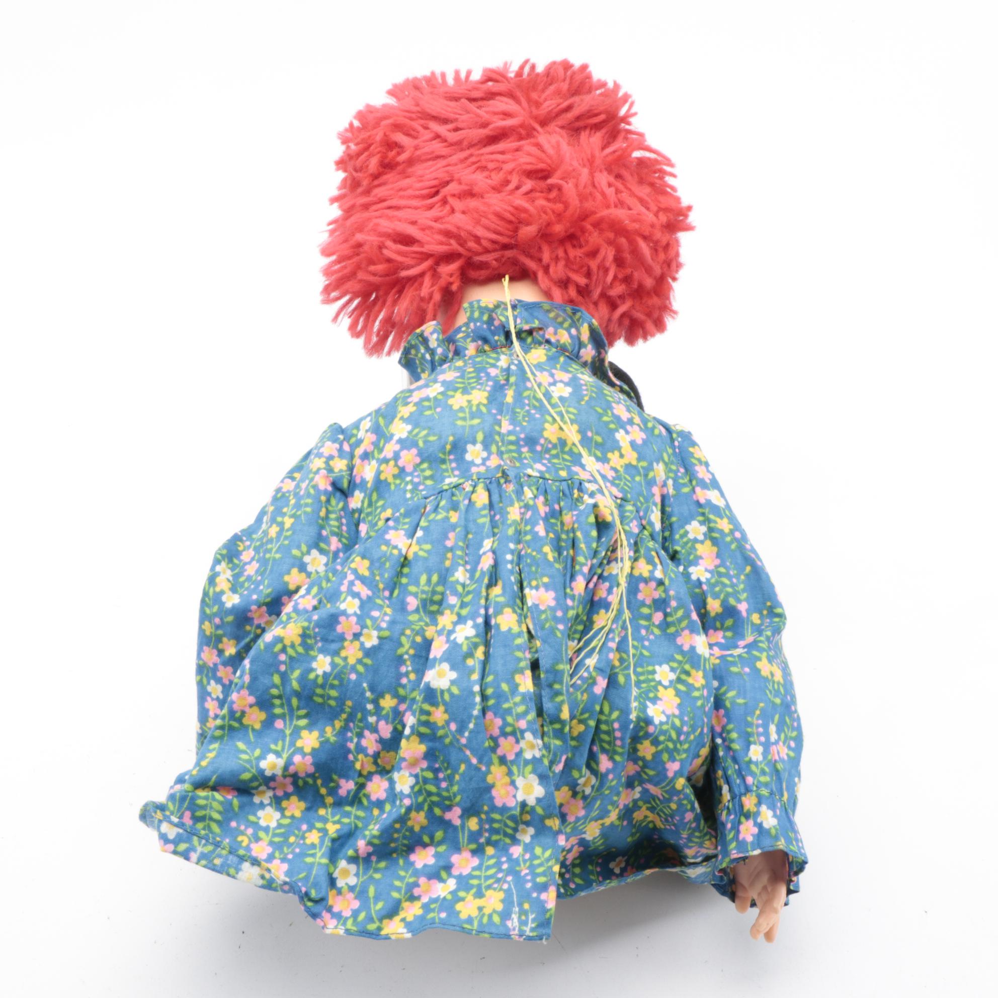 Raggedy Ann and Andy Ventriloquist Dummy Dolls, 1973