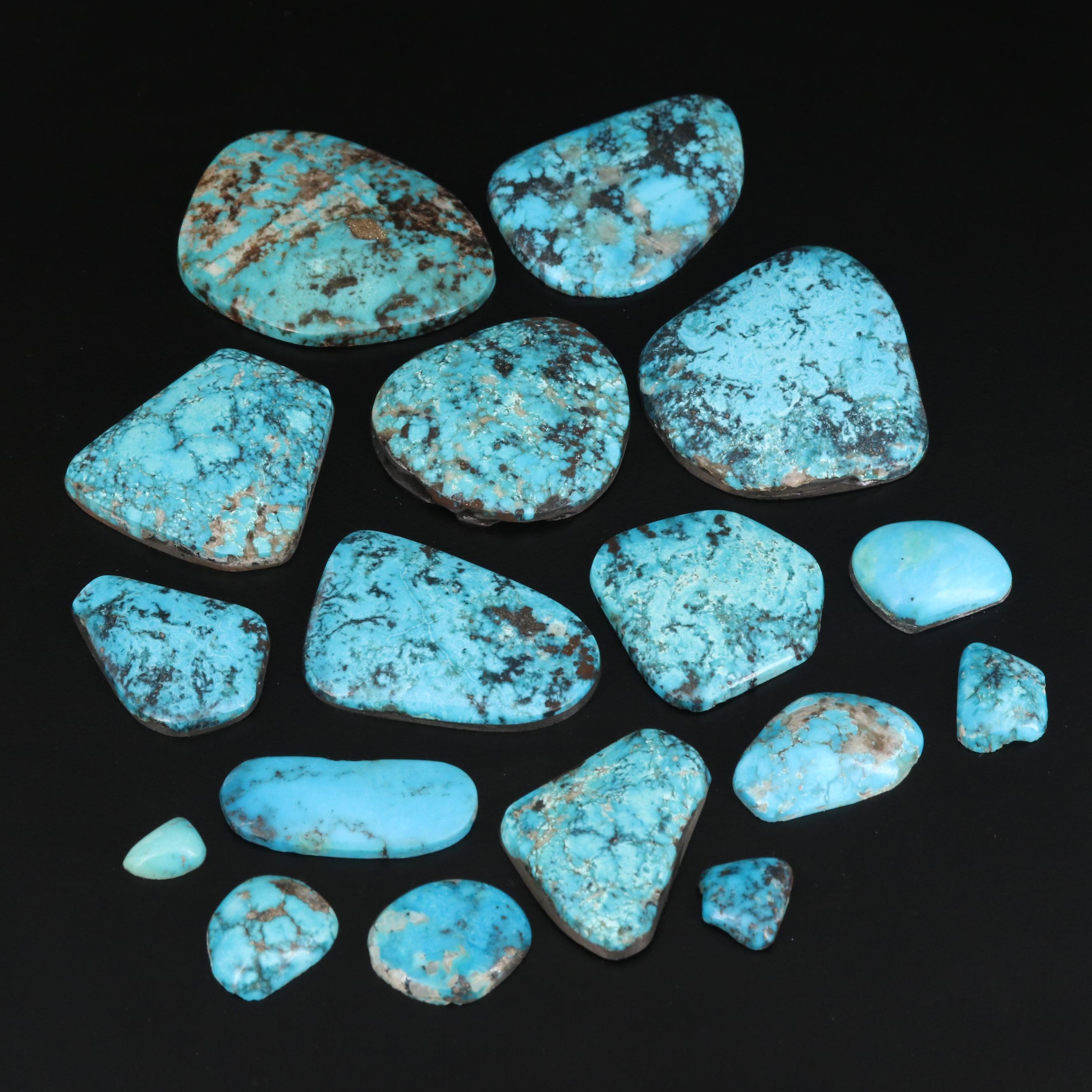 Loose Turquoise Selection Featuring Various Shapes