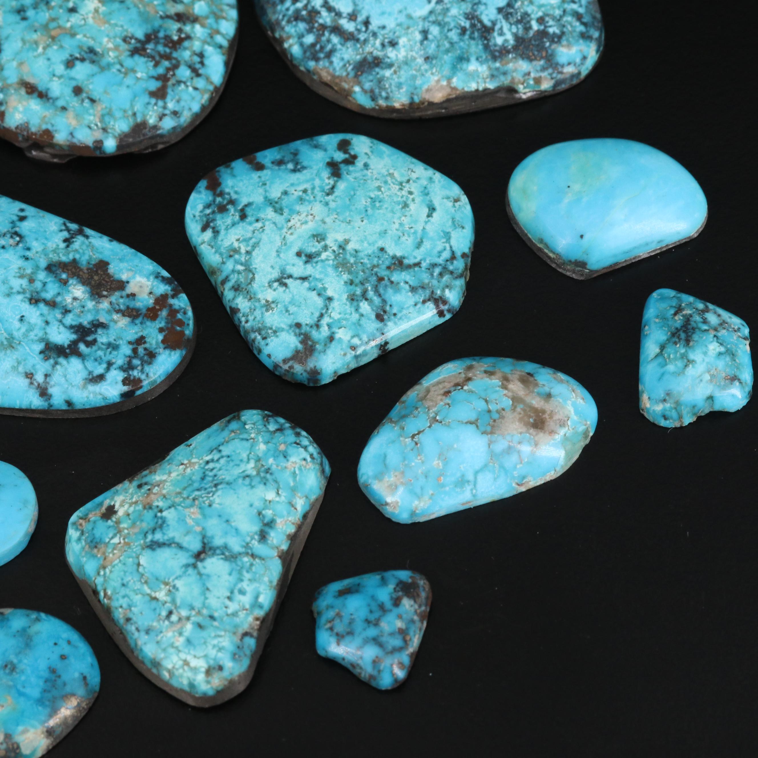 Loose Turquoise Selection Featuring Various Shapes