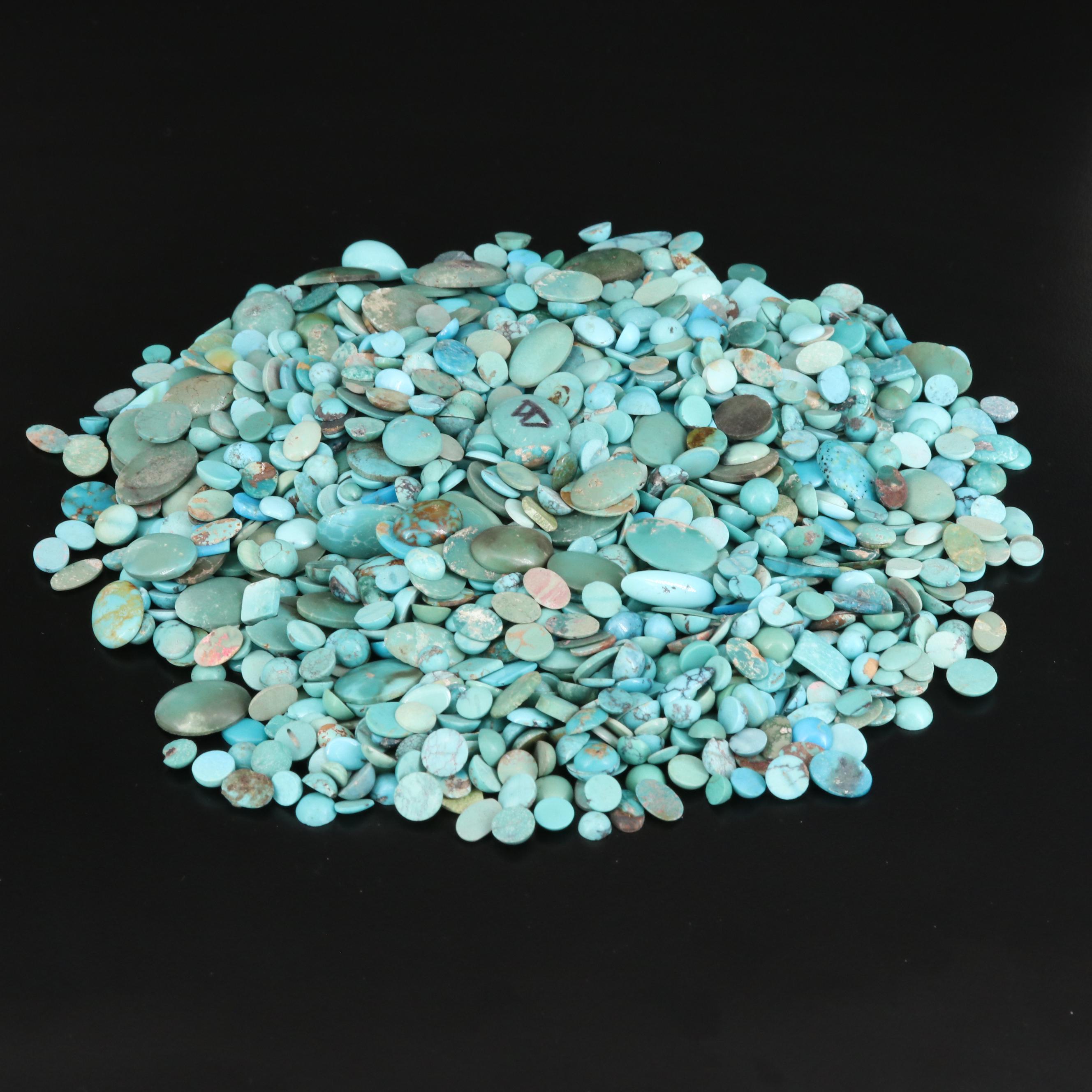 Loose Turquoise Selection Featuring Various Shapes