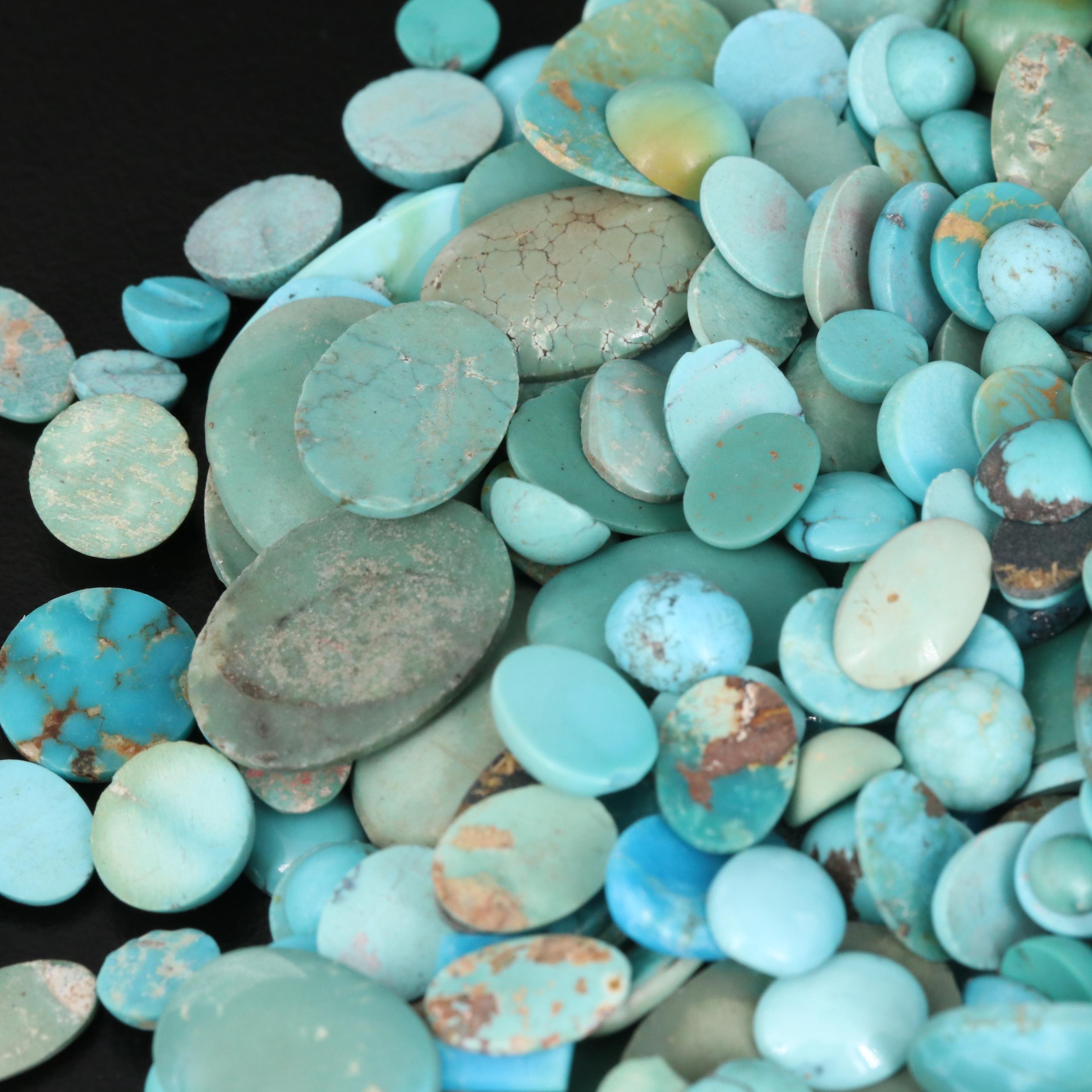 Loose Turquoise Selection Featuring Various Shapes