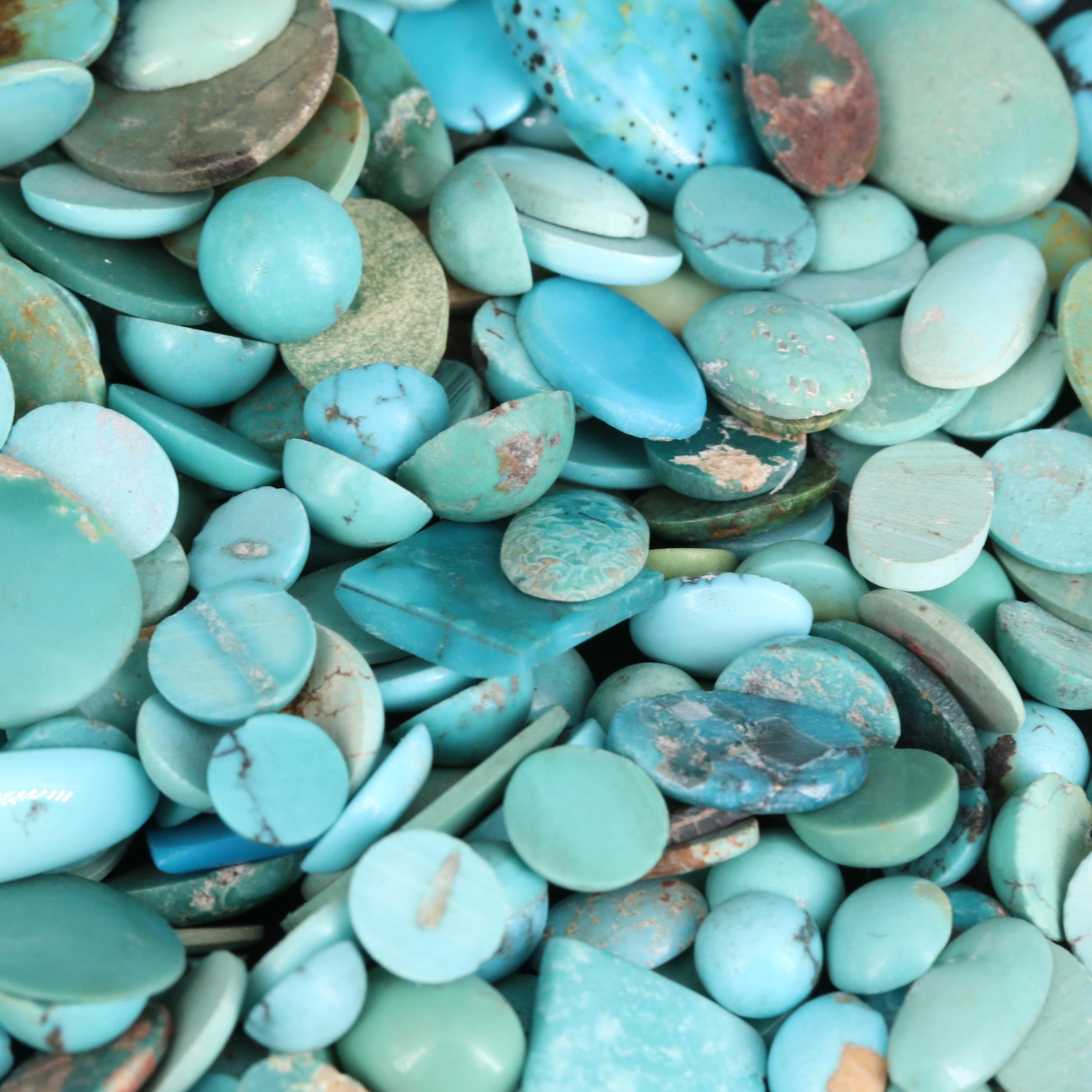 Loose Turquoise Selection Featuring Various Shapes