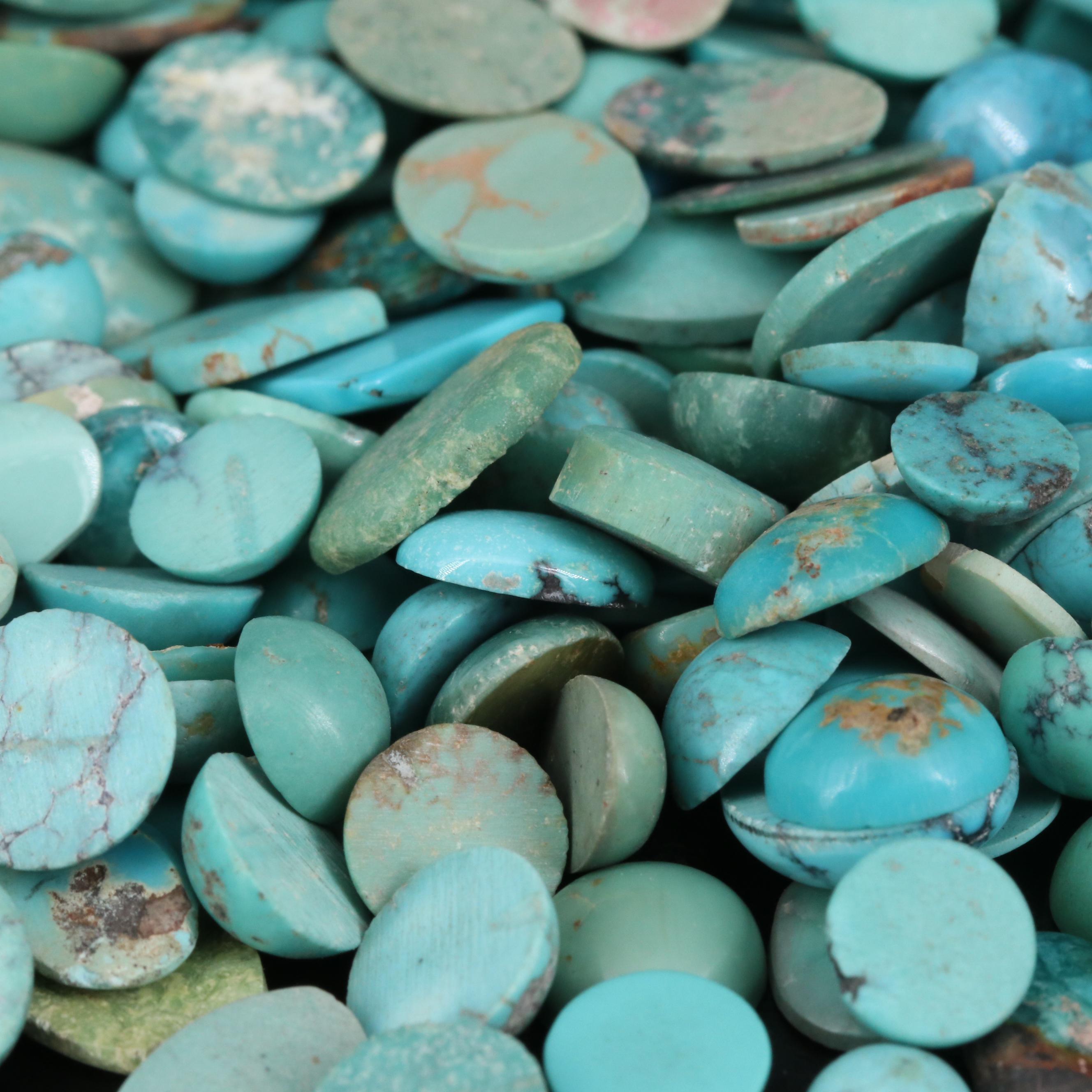 Loose Turquoise Selection Featuring Various Shapes