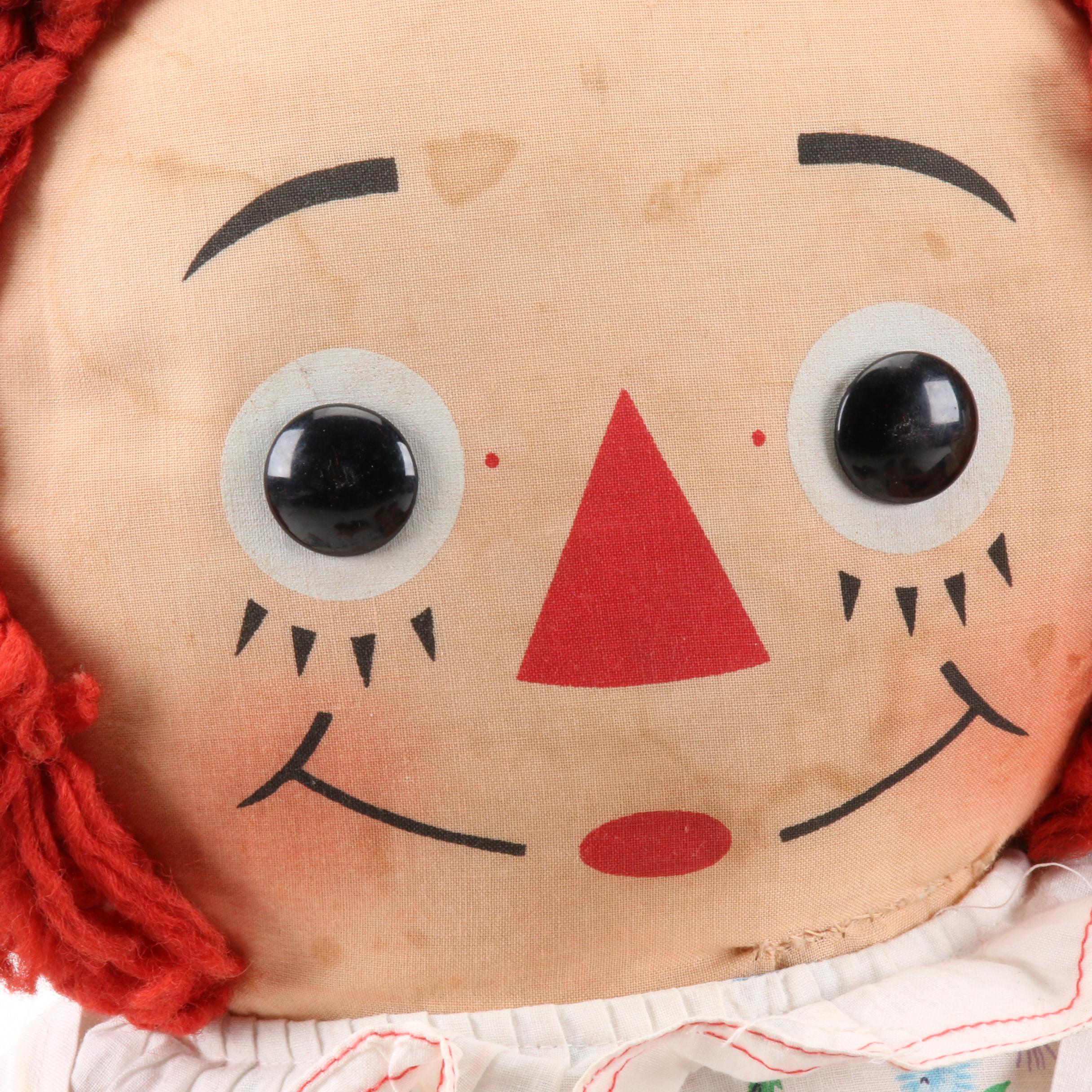 Knickerbocker Raggedy Ann and Andy Dolls
