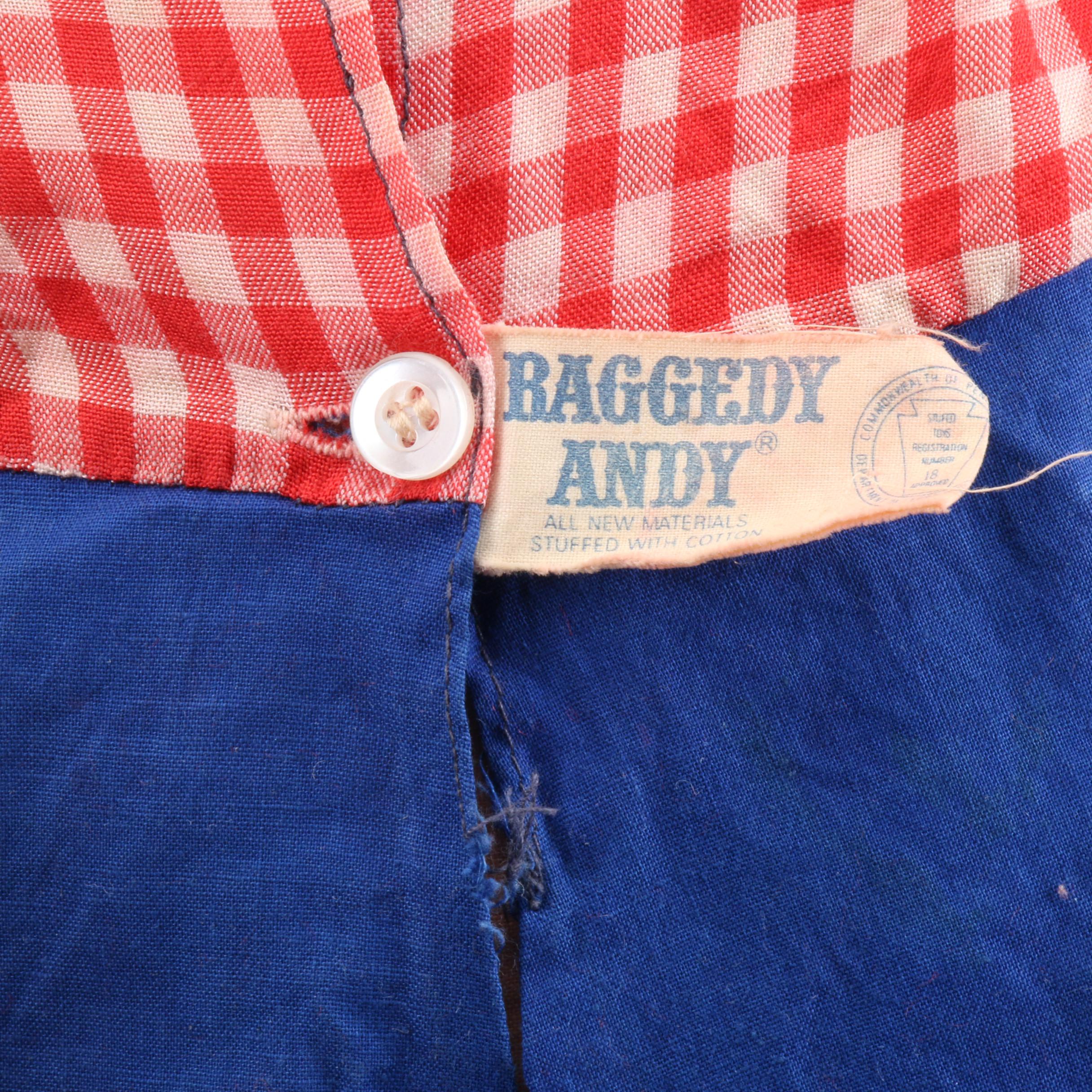 Knickerbocker Raggedy Ann and Andy Dolls