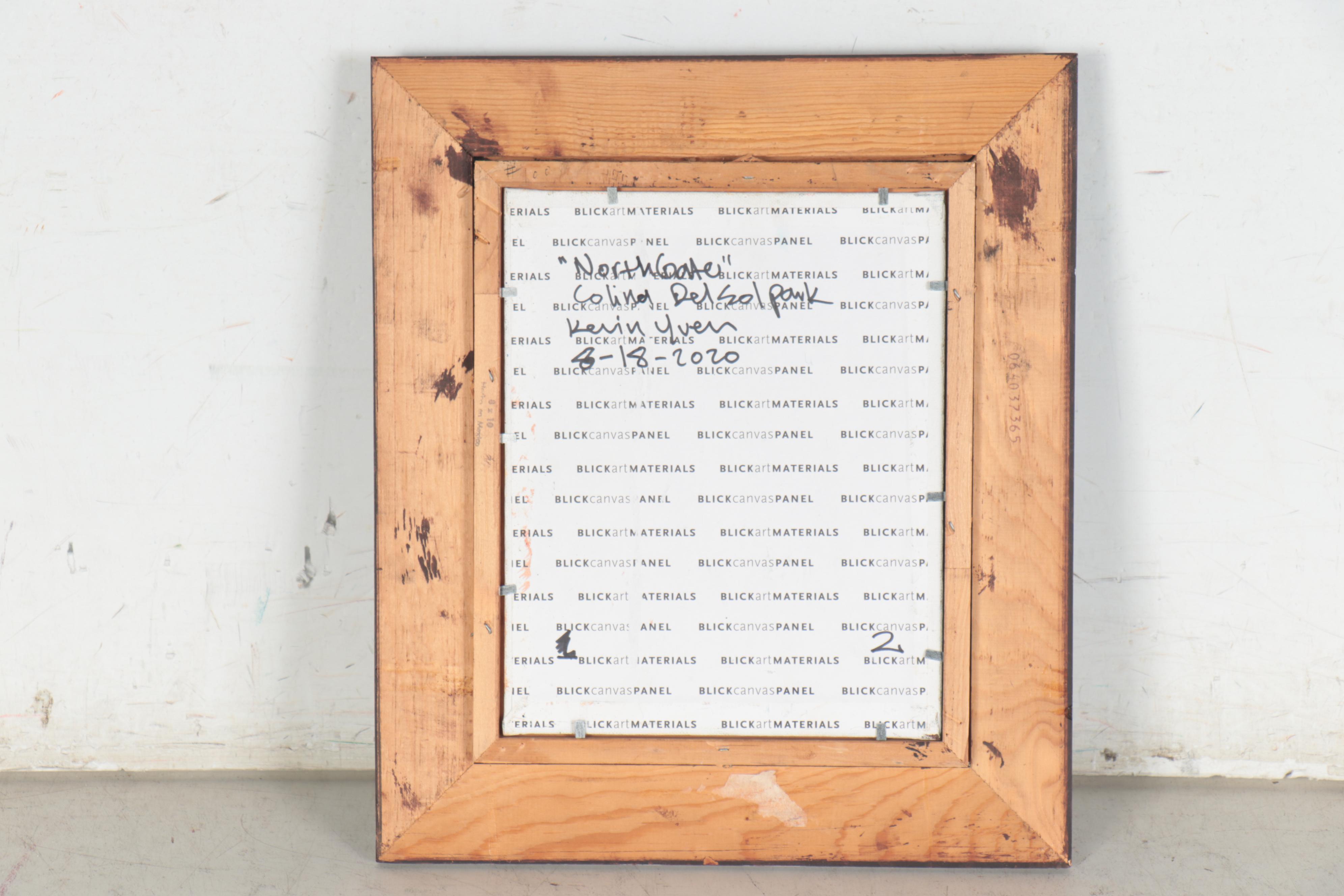 Kevin Yuen Landscape Oil Painting "NorthGate," 2020