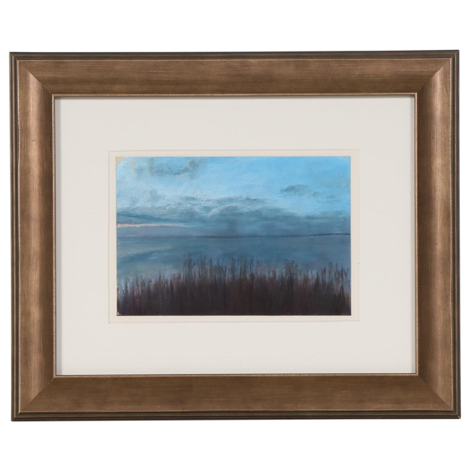 Susan Singer Oil Pastel Drawing "Lavender Light," 2020