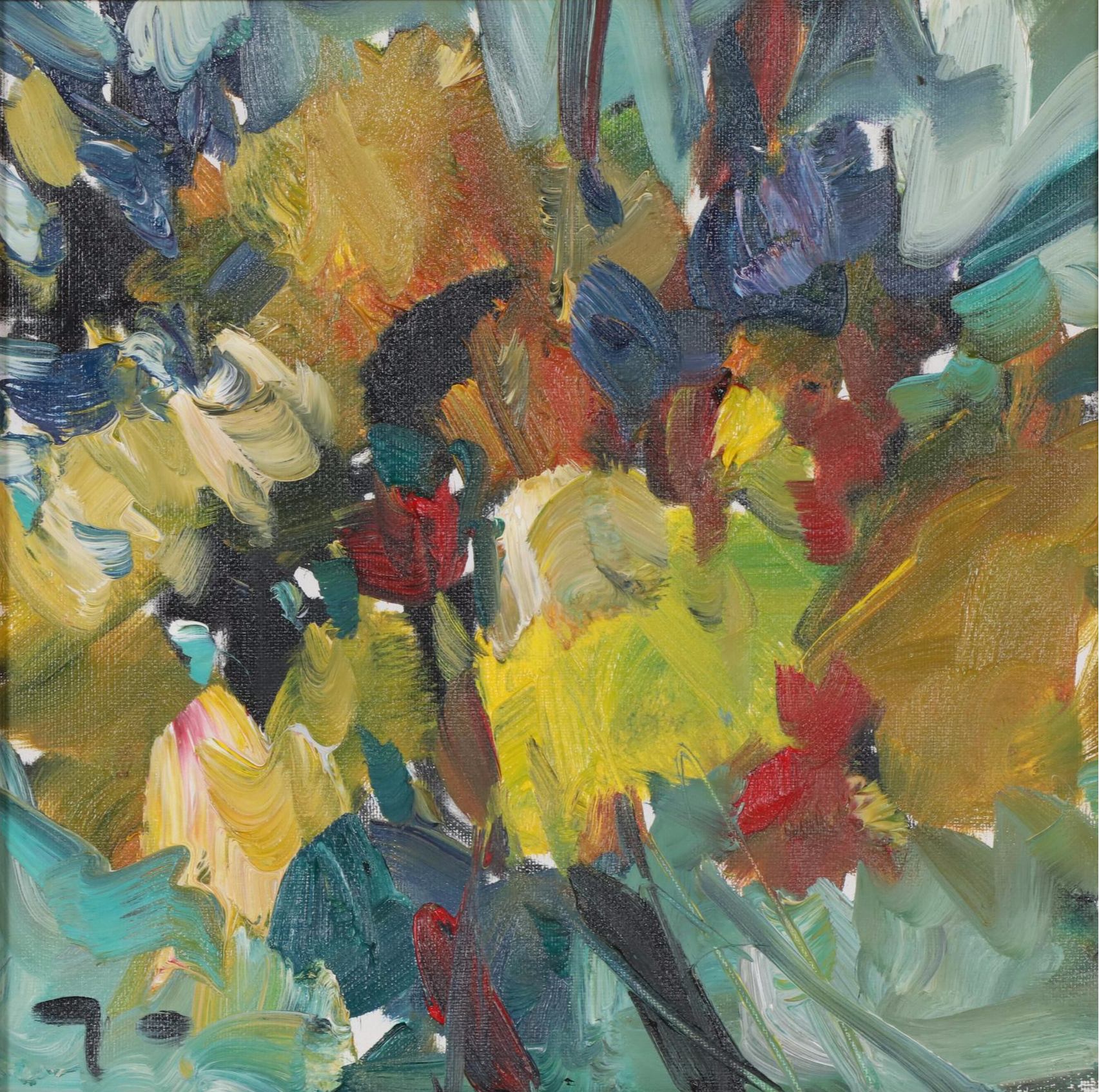 Jose Trujillo Oil Painting "Sunflowers," 2019