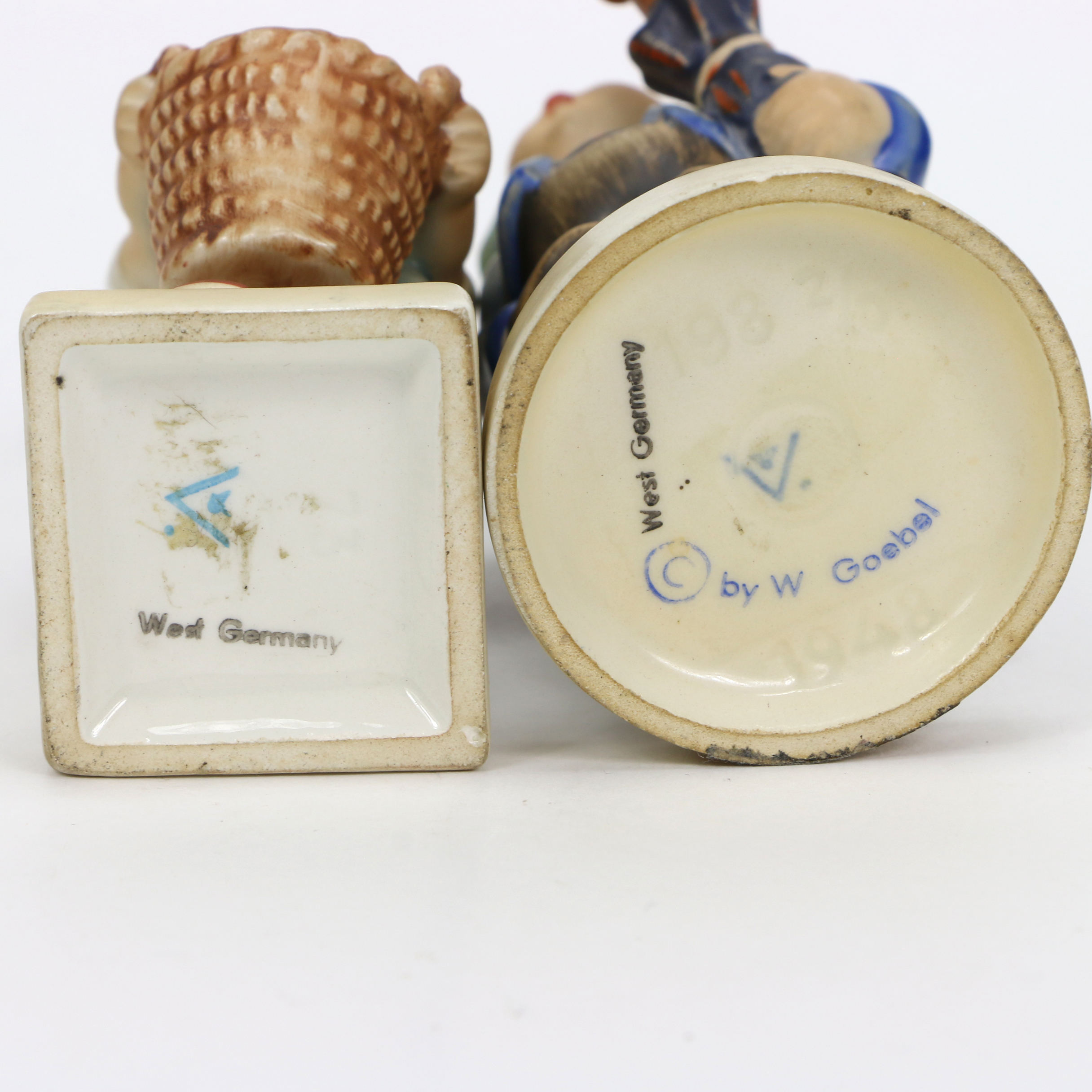 Goebel Hummel Porcelain Figurines Including "Home from Market" and "Joyful"