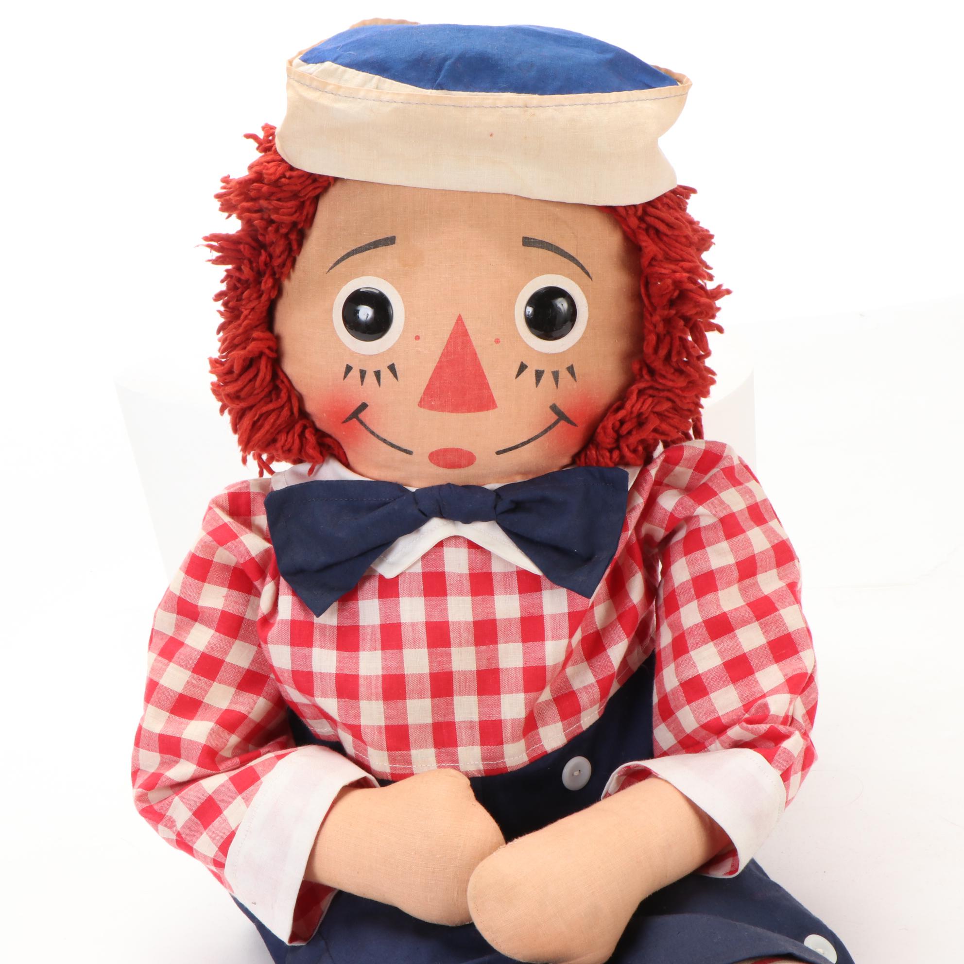 Knickerbocker and Other "Raggedy Ann and Raggedy Andy" Cloth Dolls