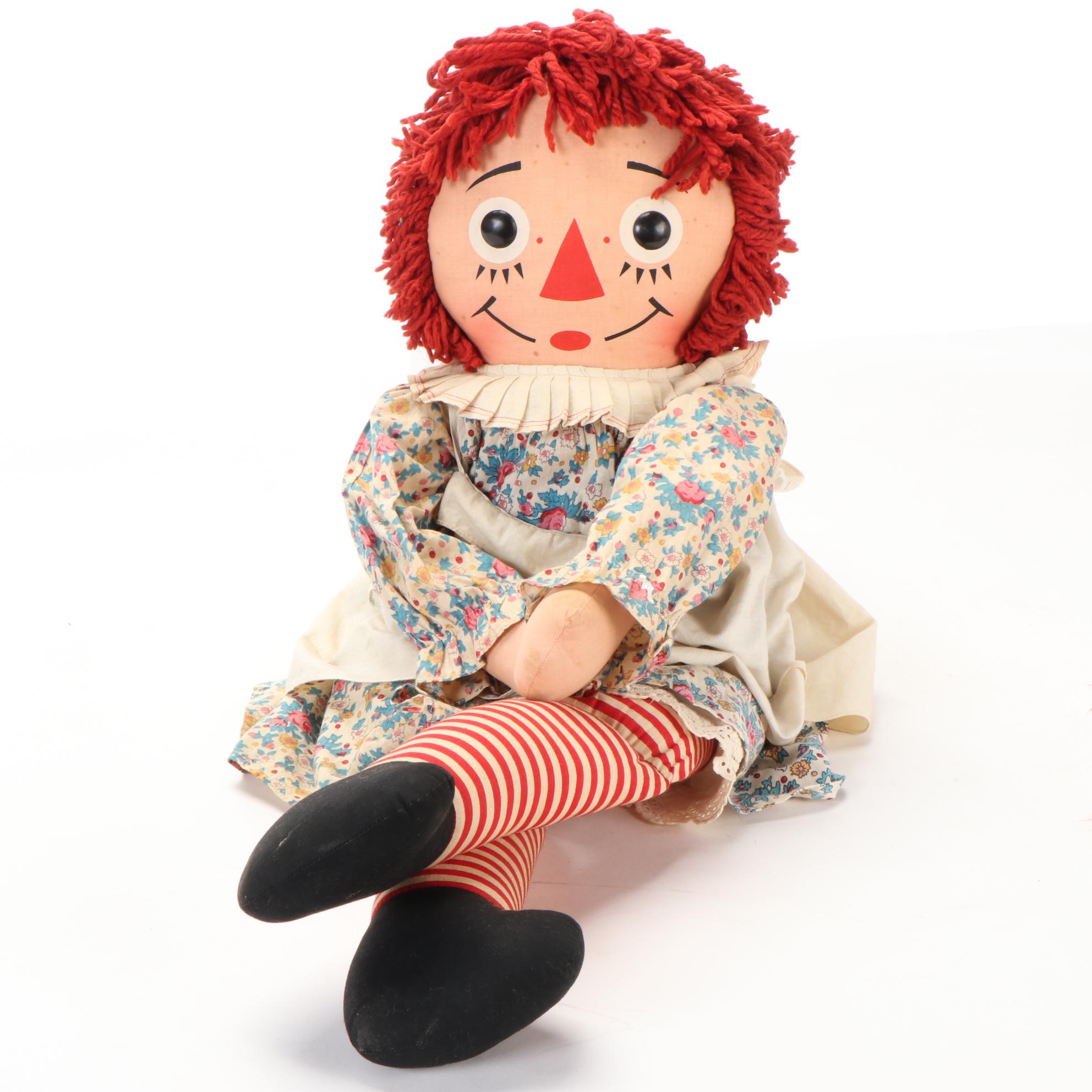 Knickerbocker and Other "Raggedy Ann and Raggedy Andy" Cloth Dolls