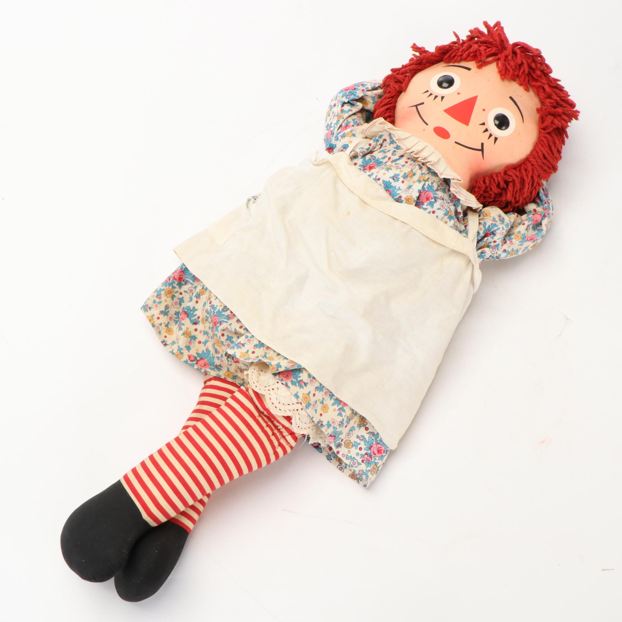 Knickerbocker and Other "Raggedy Ann and Raggedy Andy" Cloth Dolls