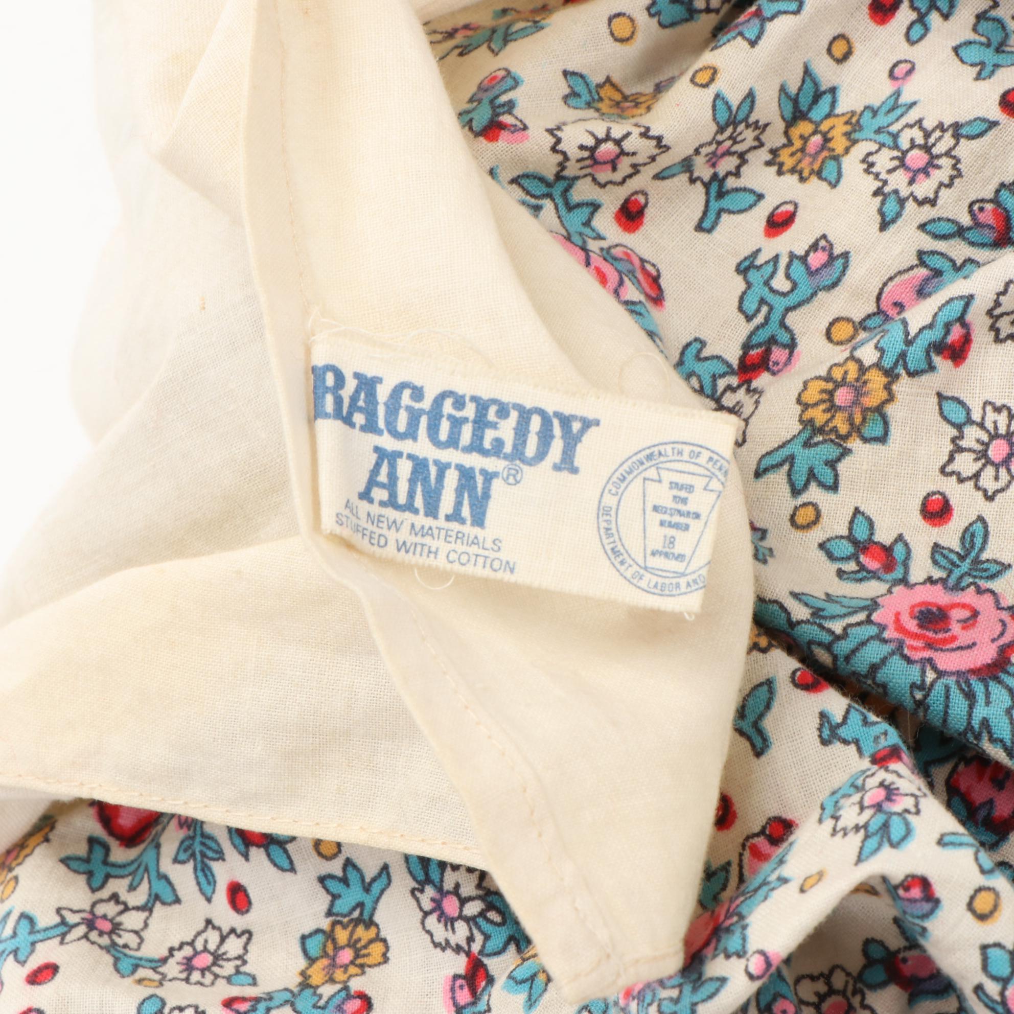 Knickerbocker and Other "Raggedy Ann and Raggedy Andy" Cloth Dolls