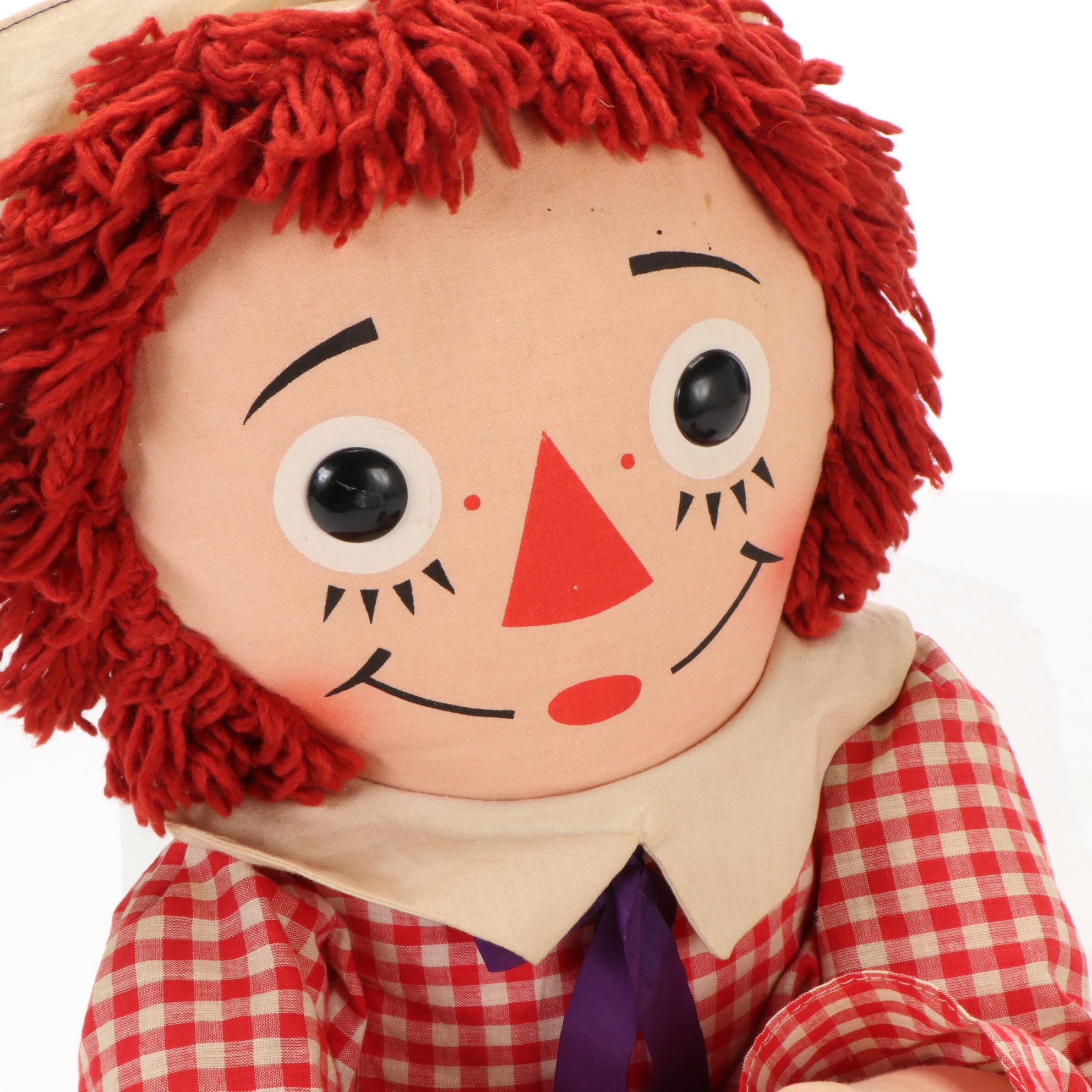 Knickerbocker and Other "Raggedy Ann and Raggedy Andy" Cloth Dolls