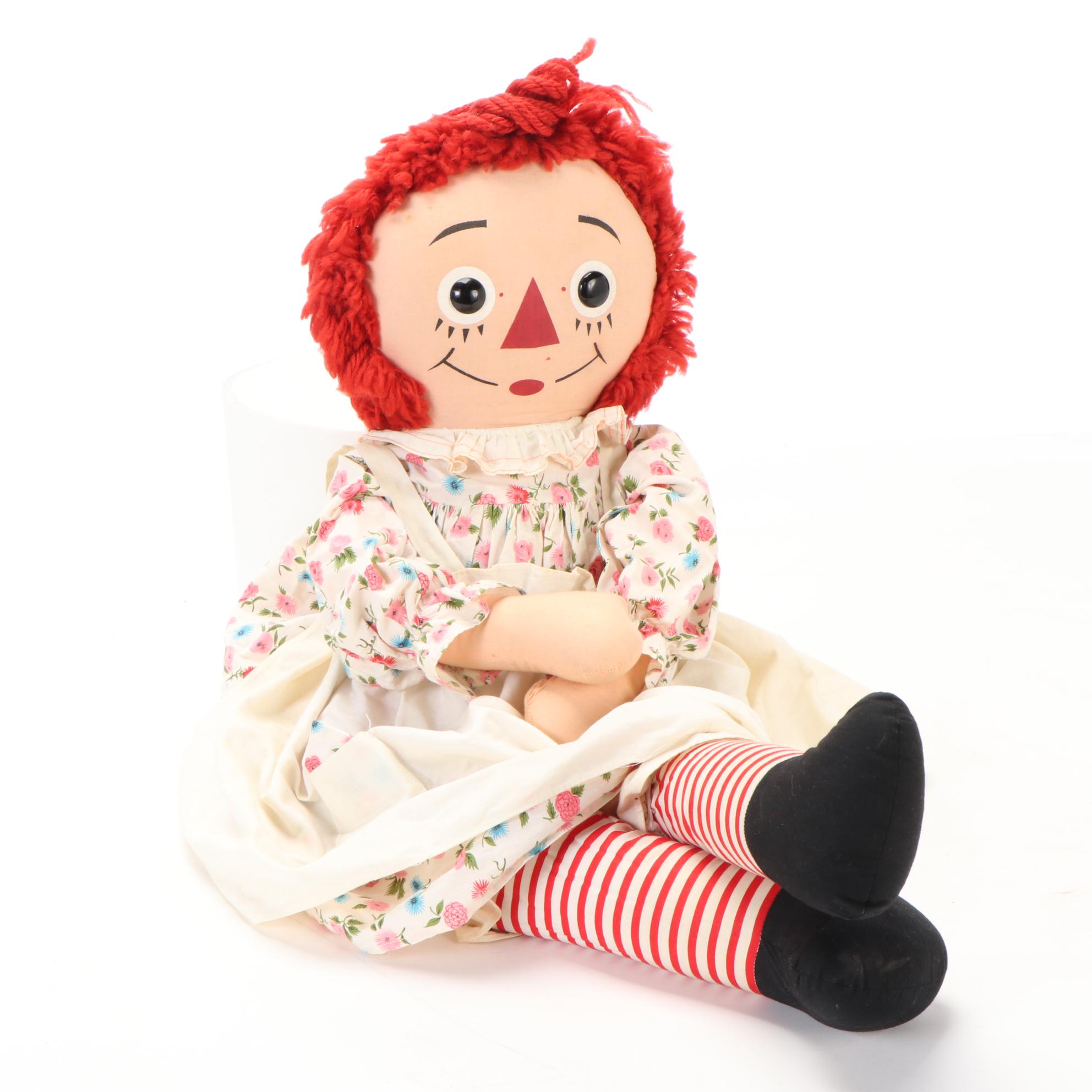 Knickerbocker and Other "Raggedy Ann and Raggedy Andy" Cloth Dolls