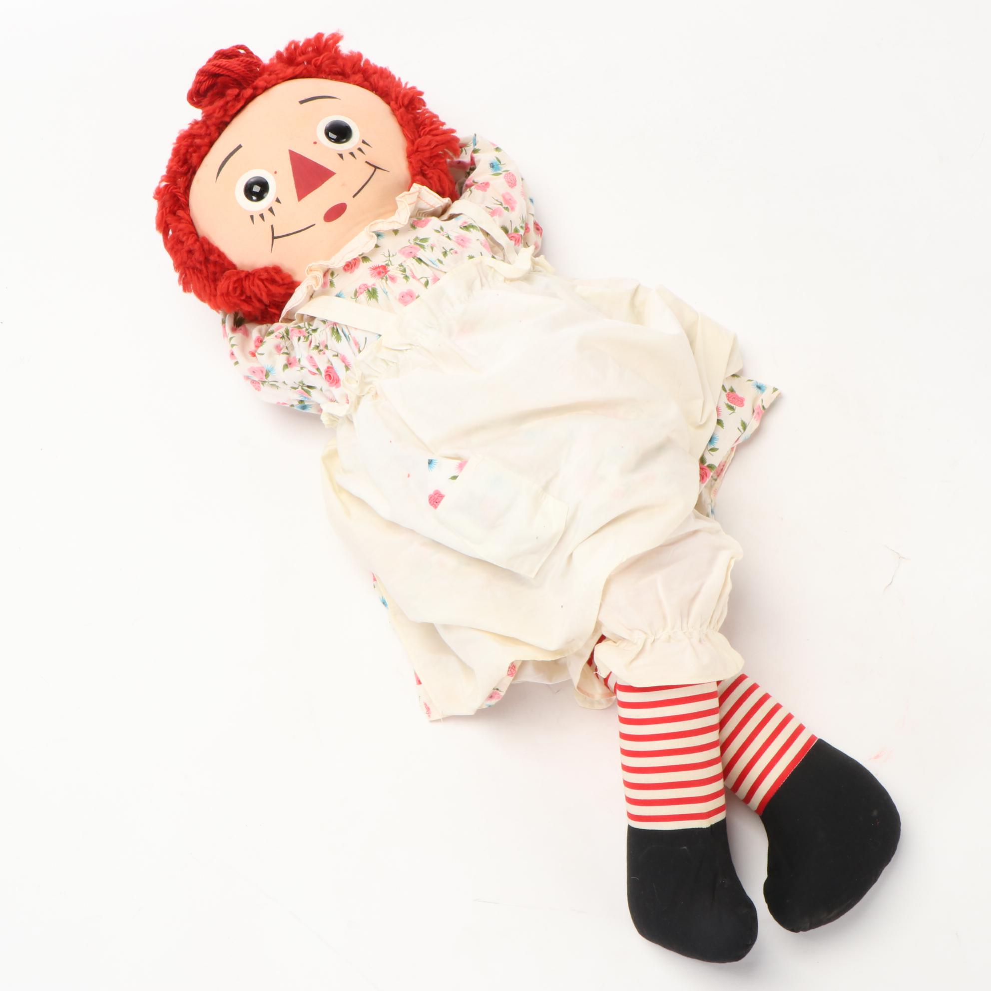Knickerbocker and Other "Raggedy Ann and Raggedy Andy" Cloth Dolls