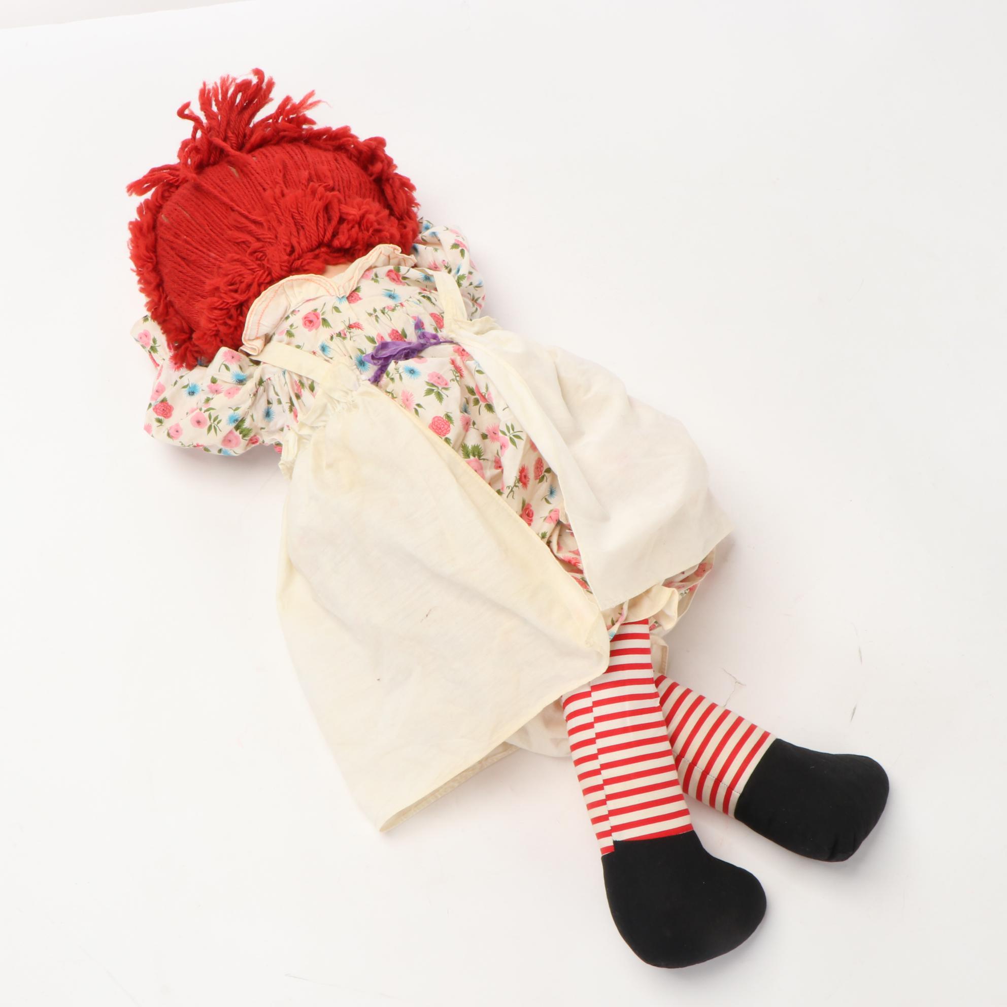 Knickerbocker and Other "Raggedy Ann and Raggedy Andy" Cloth Dolls