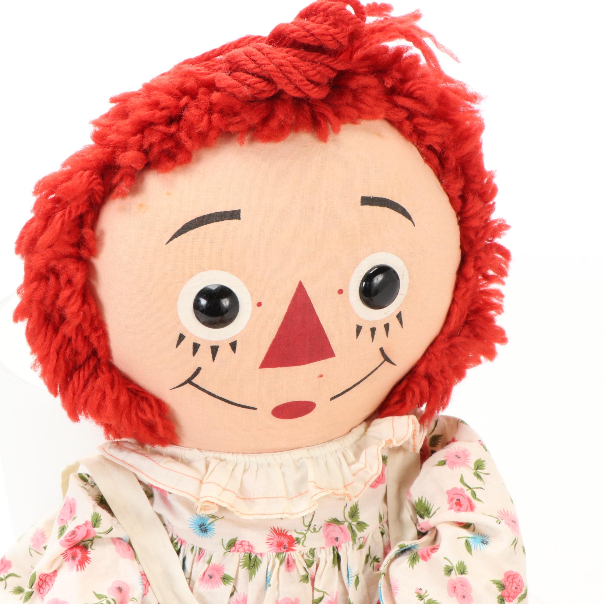 Knickerbocker and Other "Raggedy Ann and Raggedy Andy" Cloth Dolls