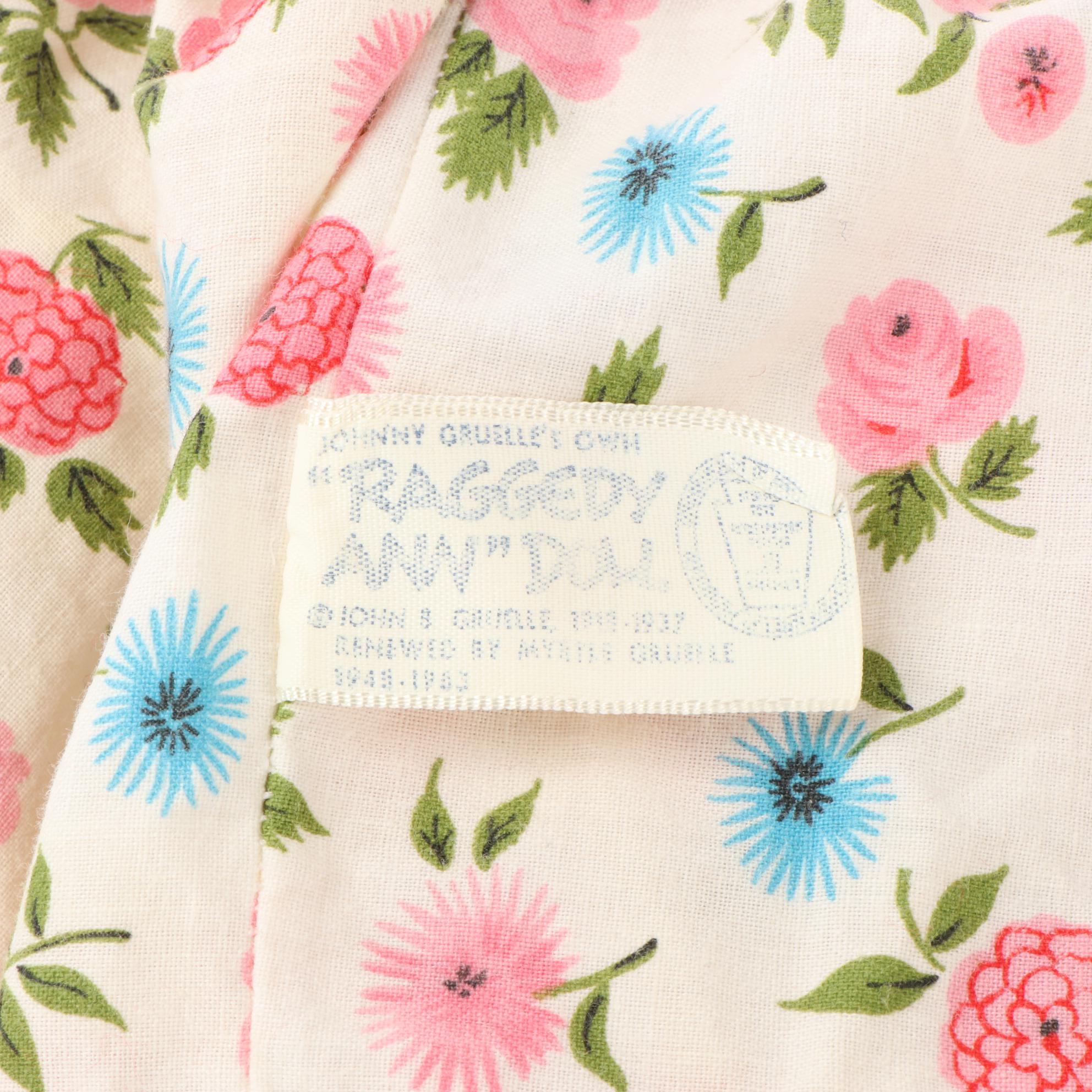 Knickerbocker and Other "Raggedy Ann and Raggedy Andy" Cloth Dolls