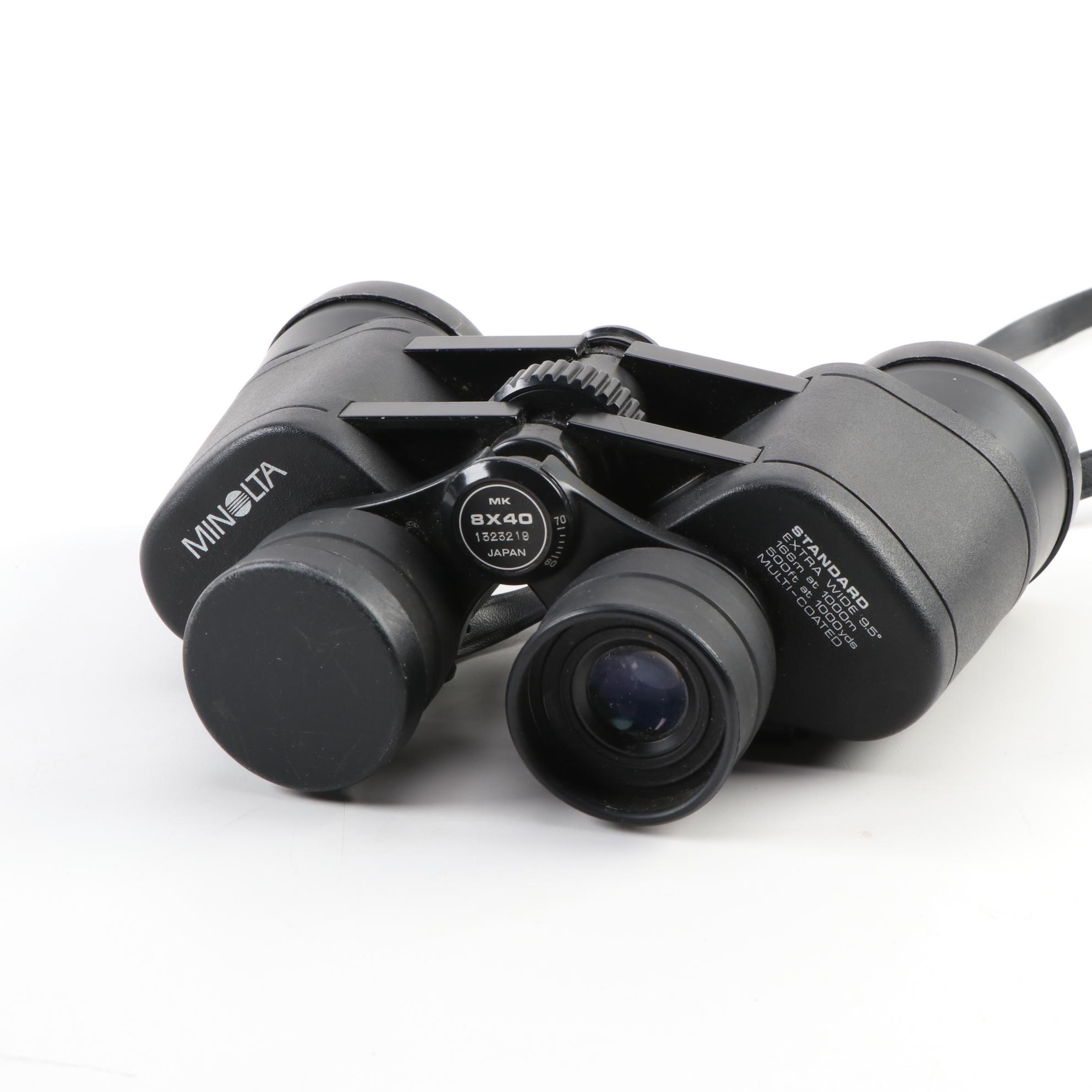 Minolta Binoculars and Case