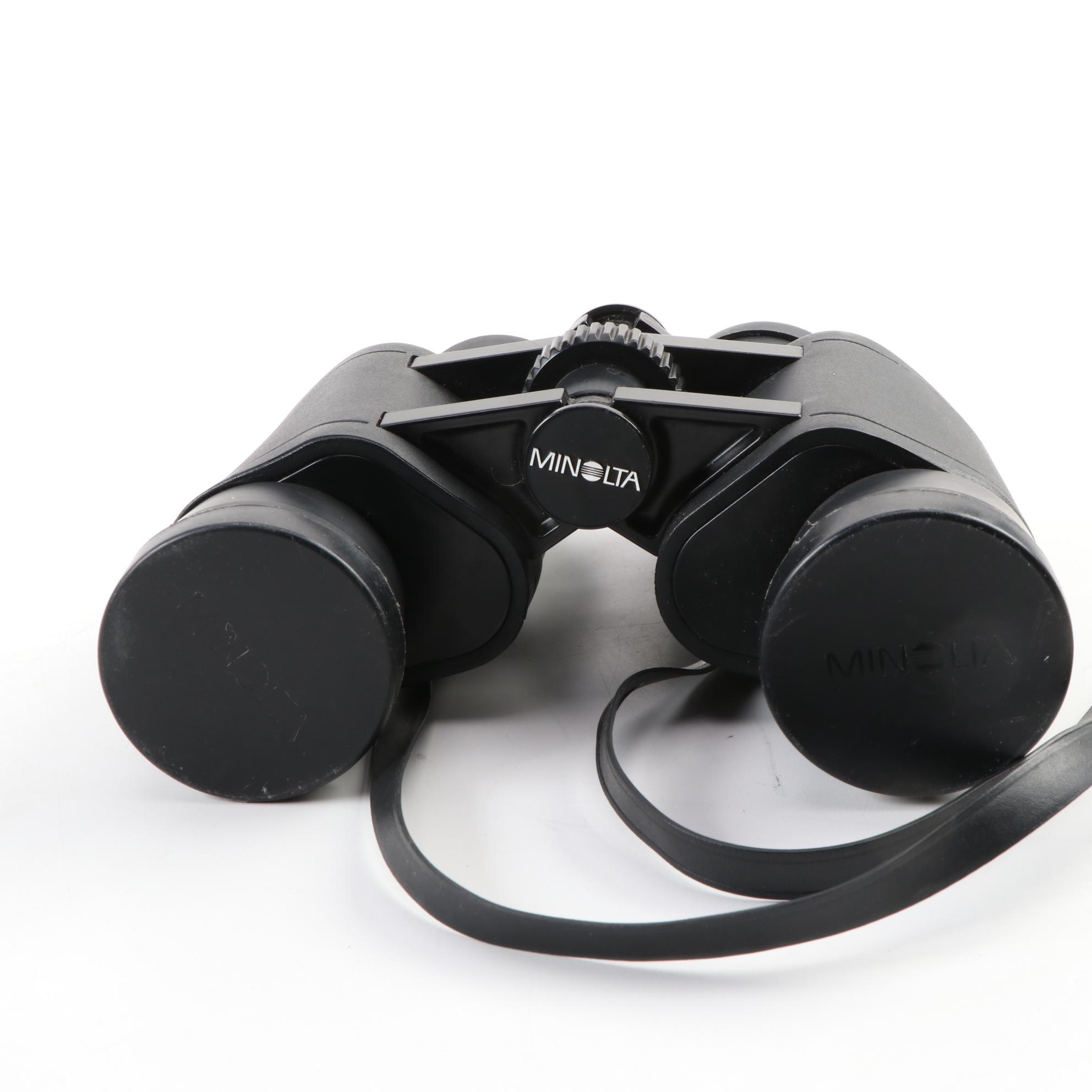 Minolta Binoculars and Case