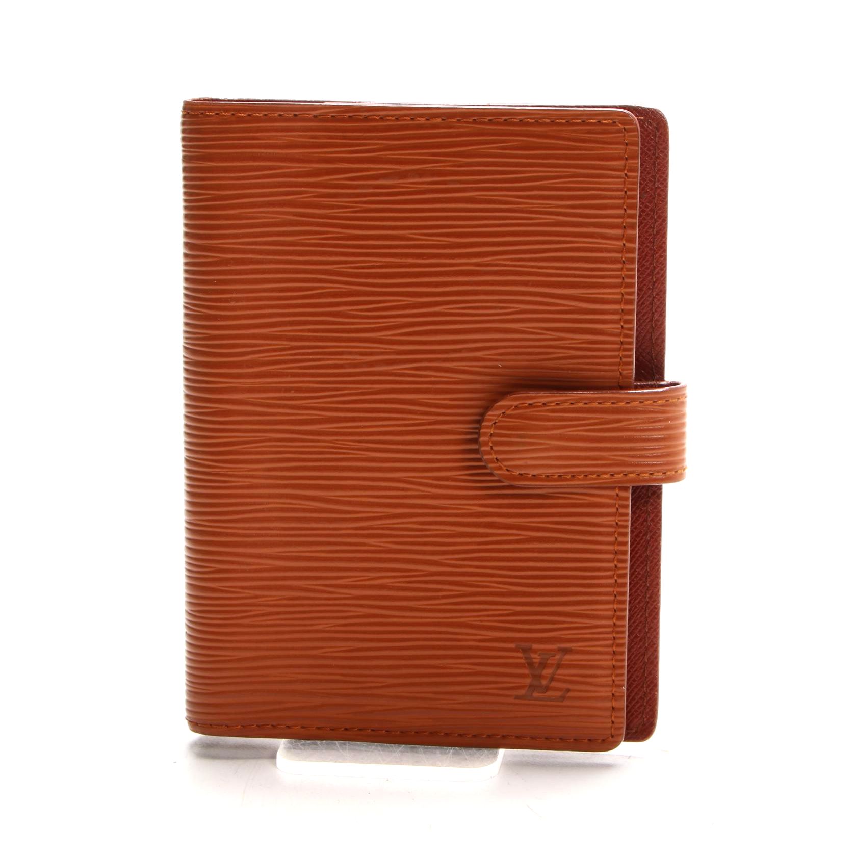 Louis Vuitton Agenda Cover in Cipango Gold Epi Leather