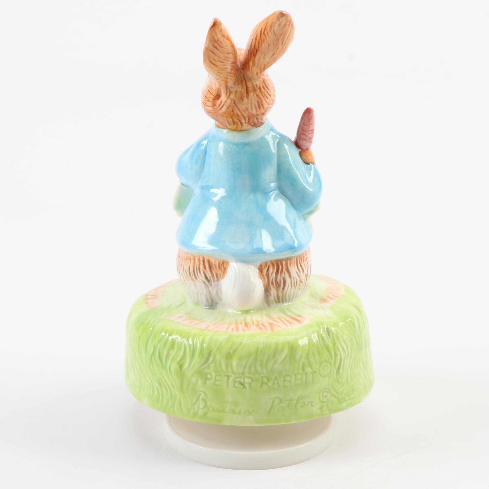 Schmid Beatrix Potter "The Tale of Peter Rabbit" Musical Figurines