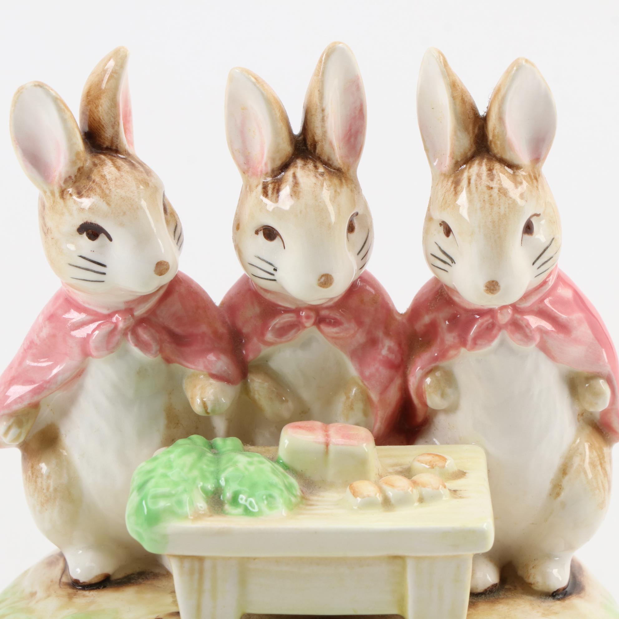 Schmid Beatrix Potter "The Tale of Peter Rabbit" Musical Figurines