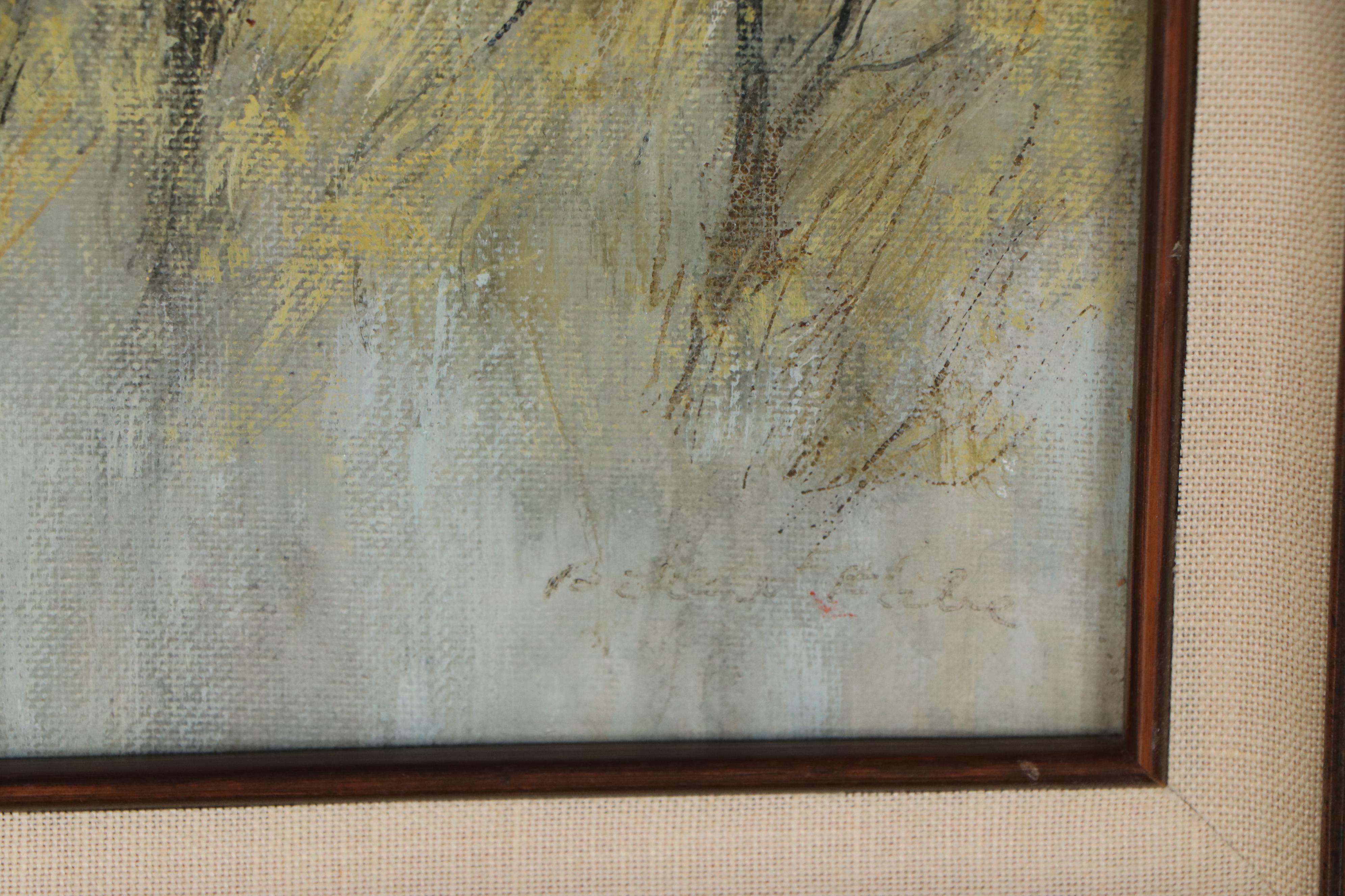 Robert Fabe Oil Painting "Key To The City," 1997