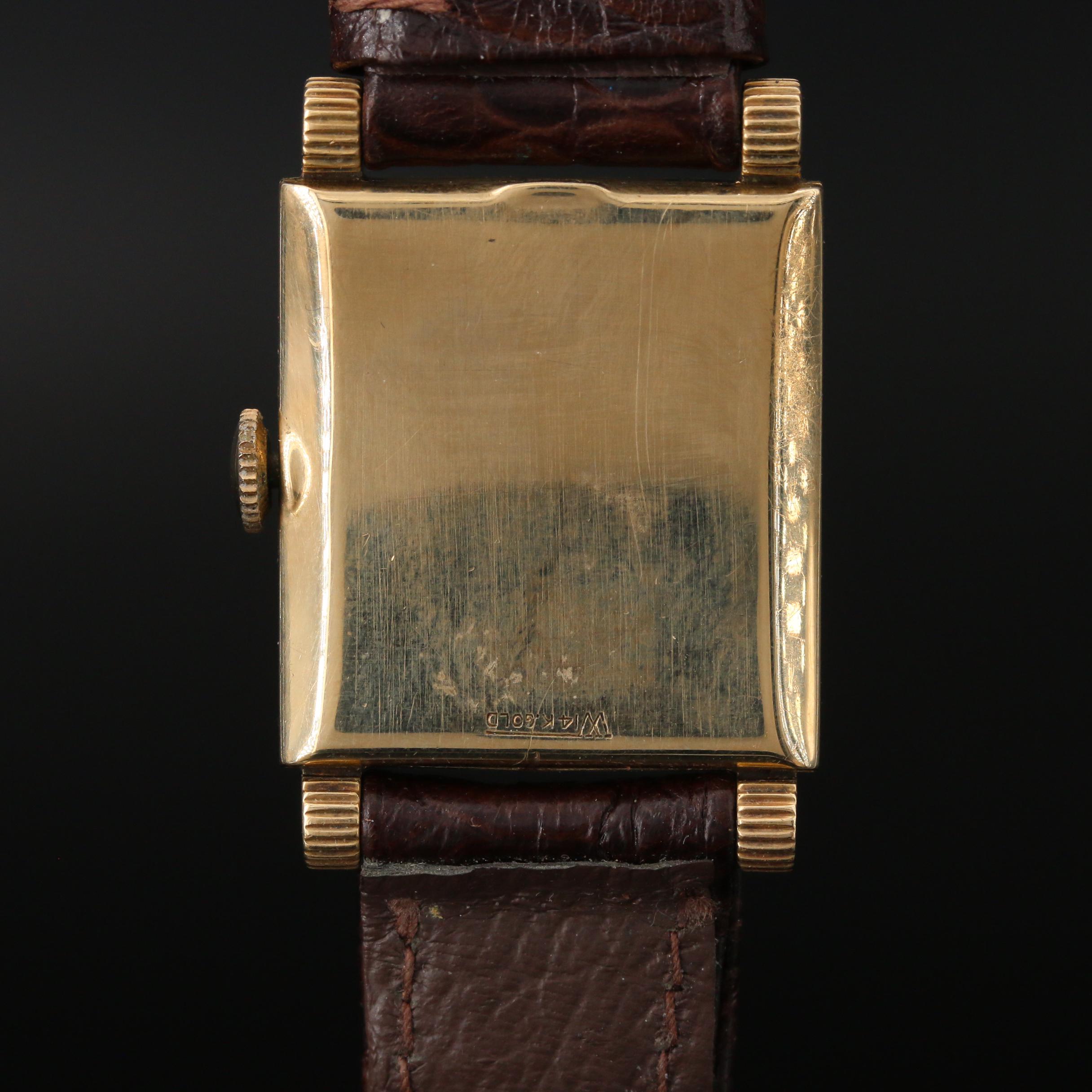 Gruen Veri Thin Precision 14K Gold Watch, Circa 1942