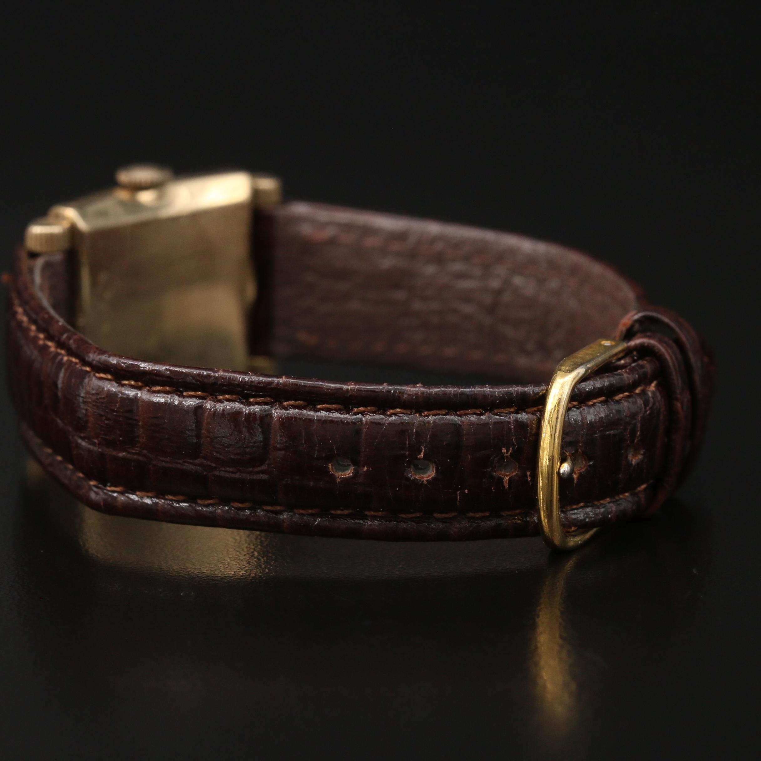 Gruen Veri Thin Precision 14K Gold Watch, Circa 1942