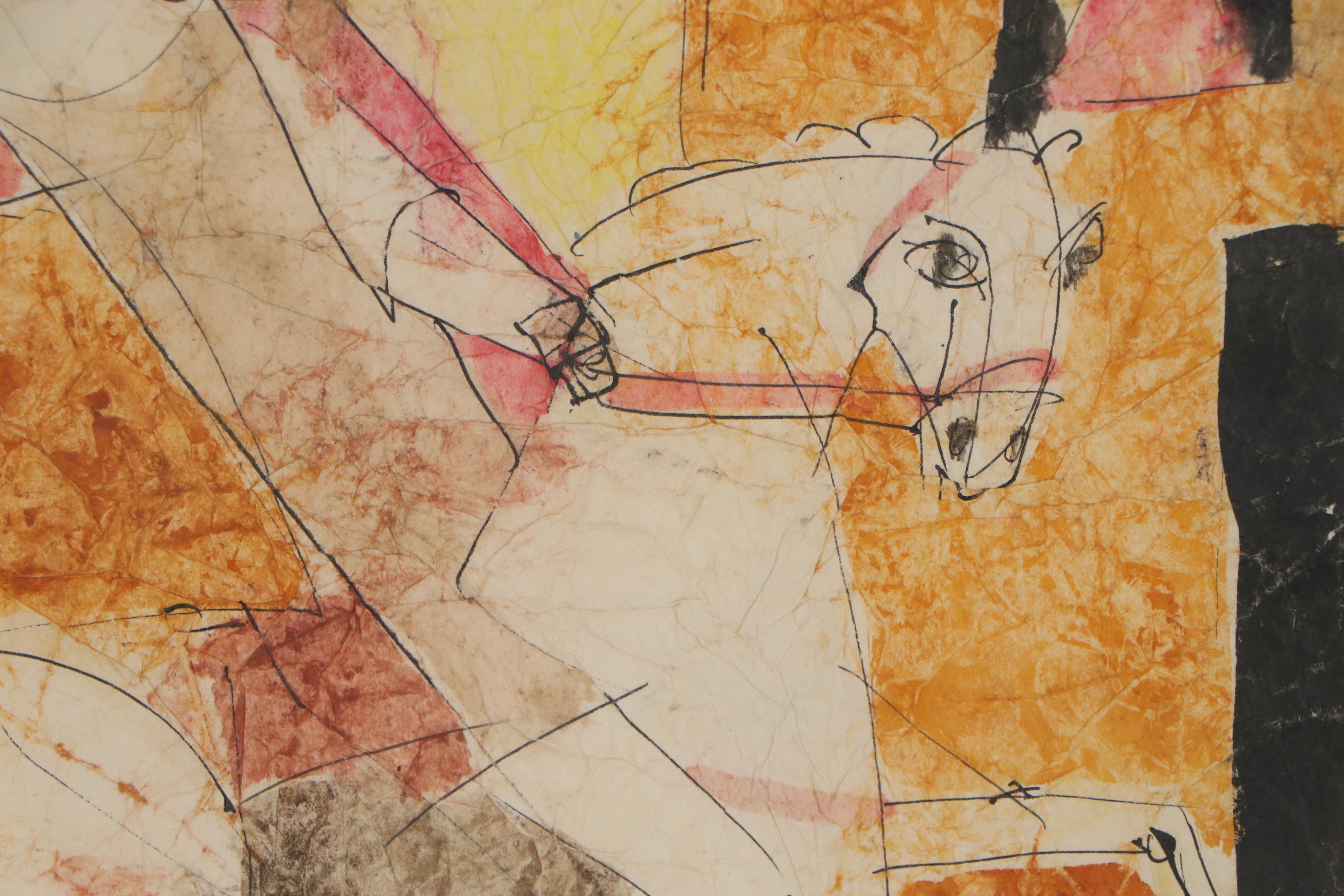 Watercolor Painting after Rostov Suzdal School of St. George and the Dragon