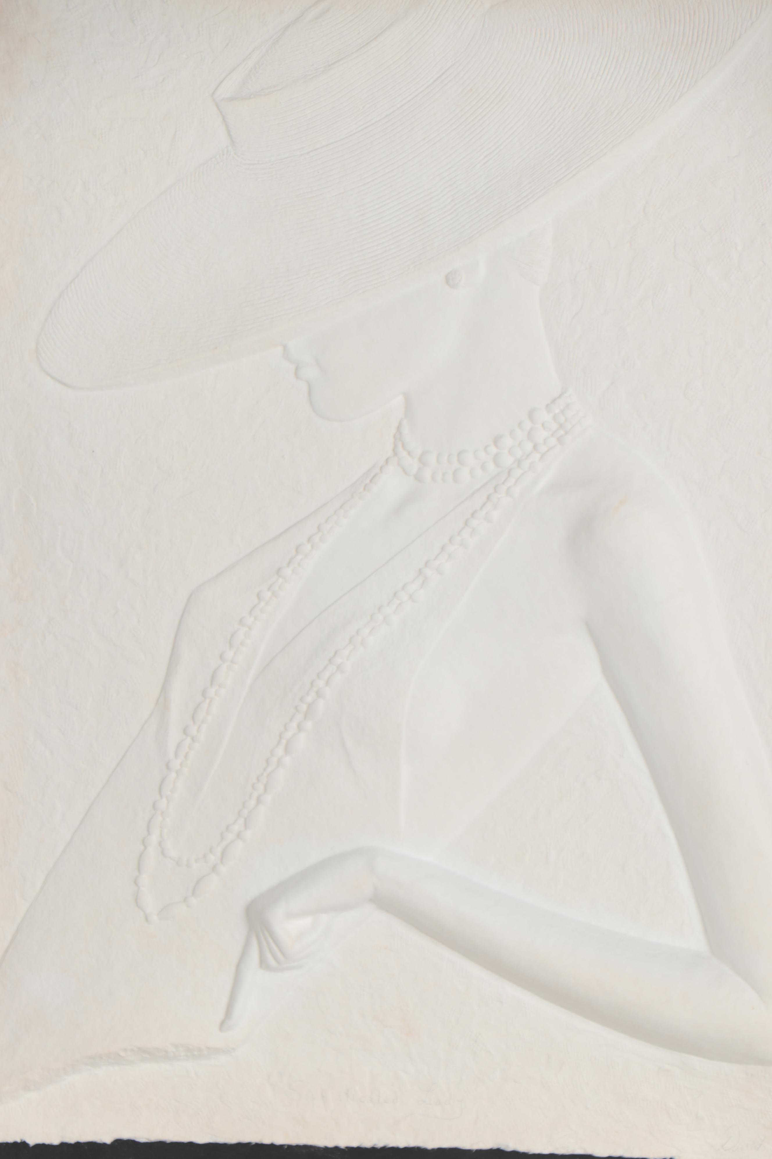 David Fisher Embossed Paper Composition "Sophisticated Lady"