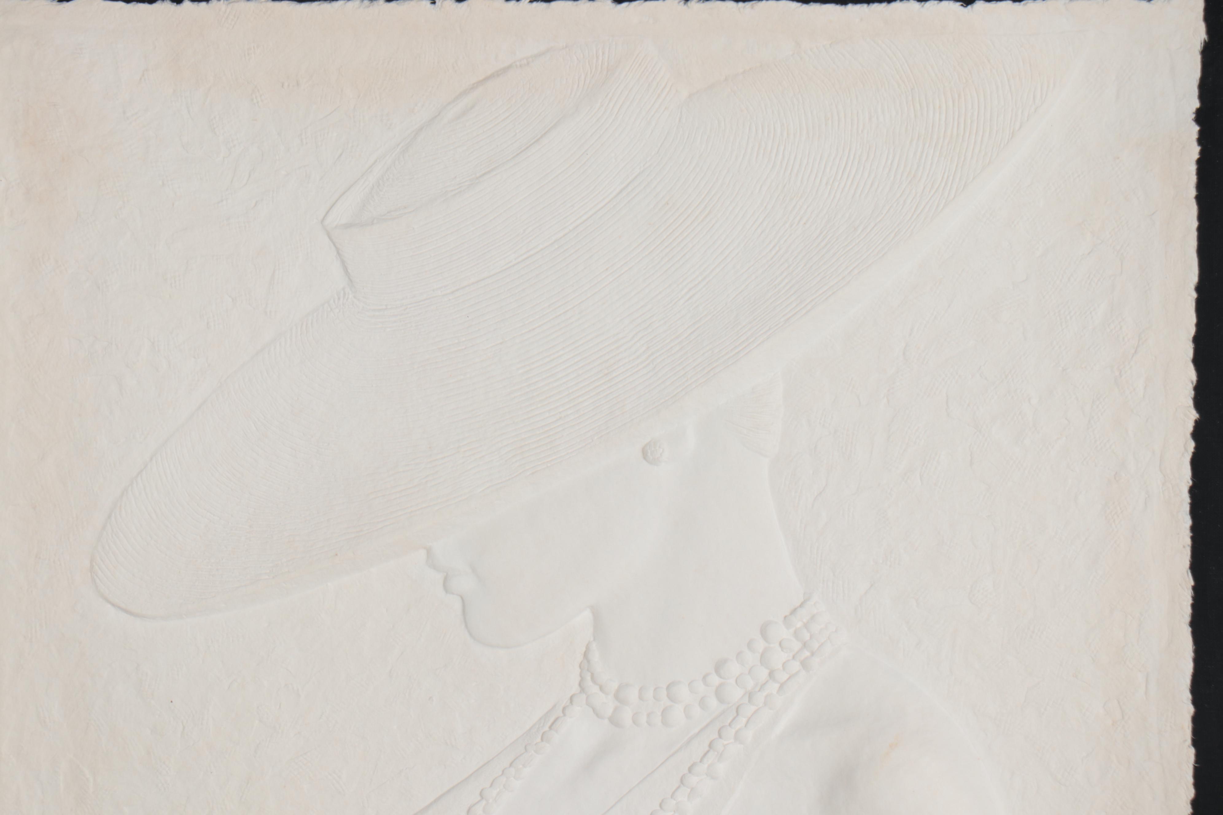 David Fisher Embossed Paper Composition "Sophisticated Lady"