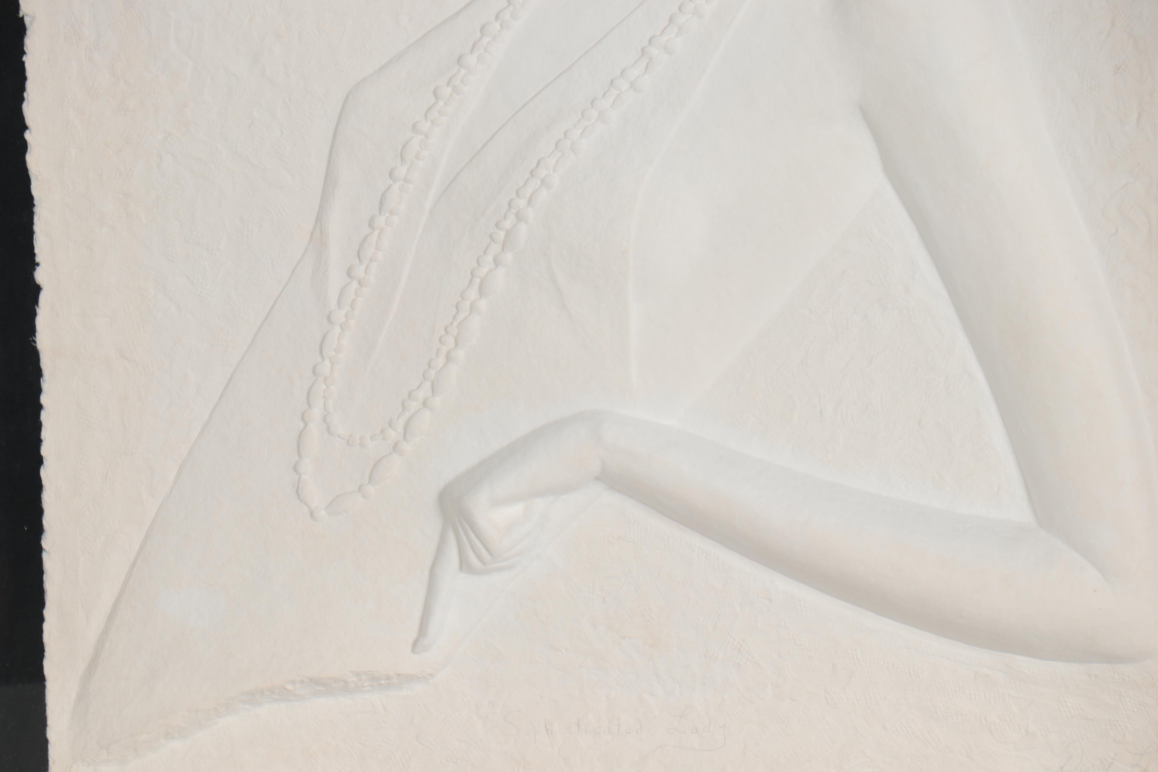 David Fisher Embossed Paper Composition "Sophisticated Lady"