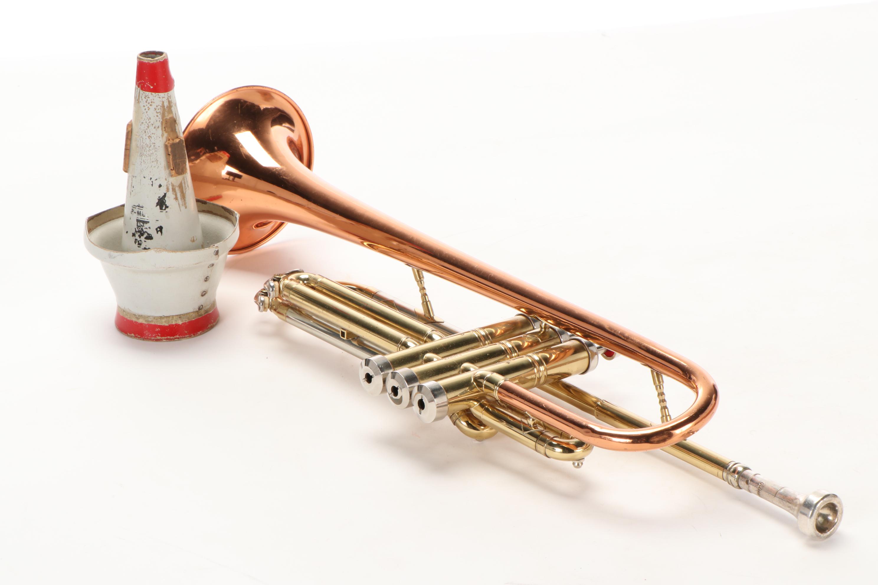 Conn Director "Shooting Stars" Trumpet with Conn 4 Mouthpiece