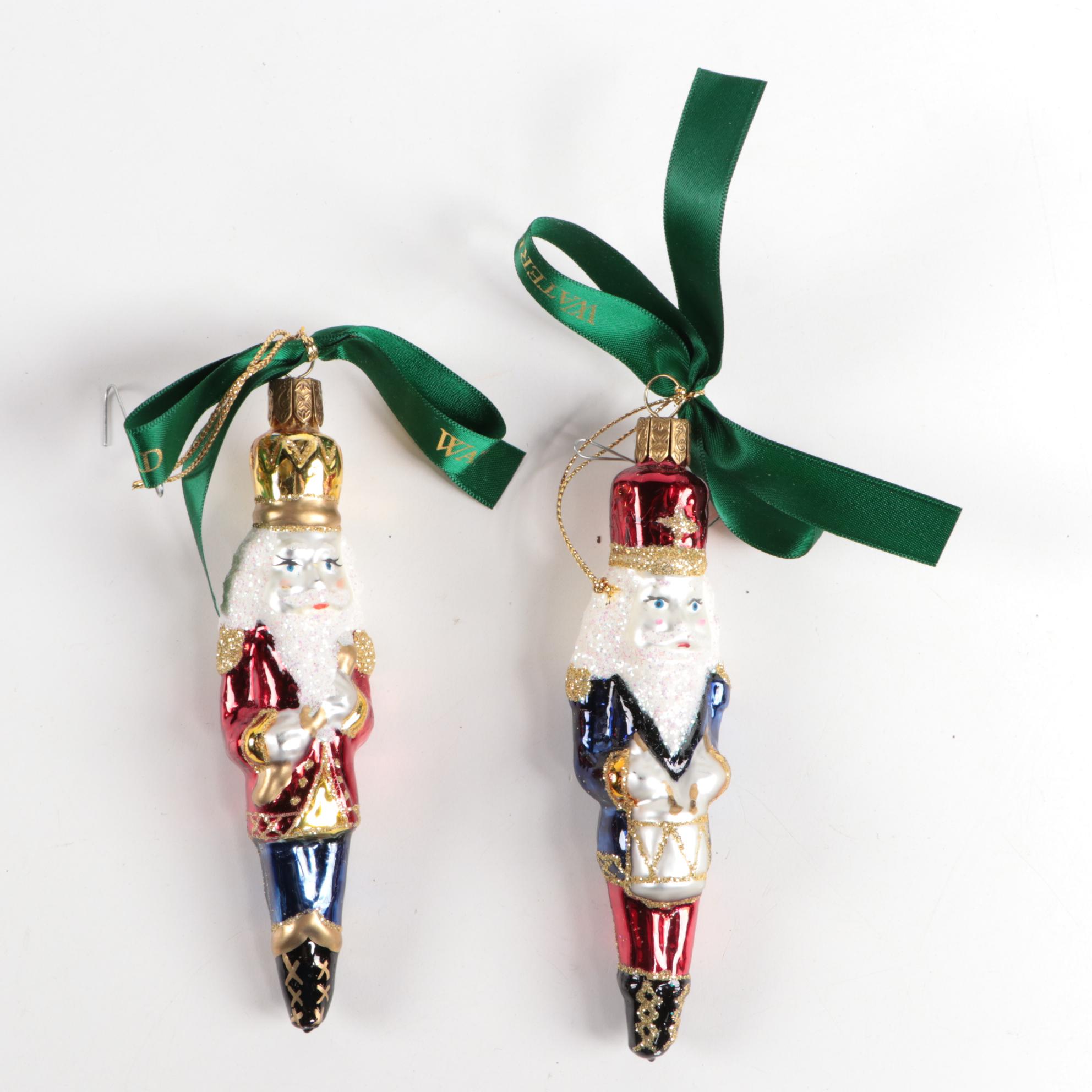 Waterford "Holiday Heirloom" Glass Ornaments with Annual Christmas Ornament