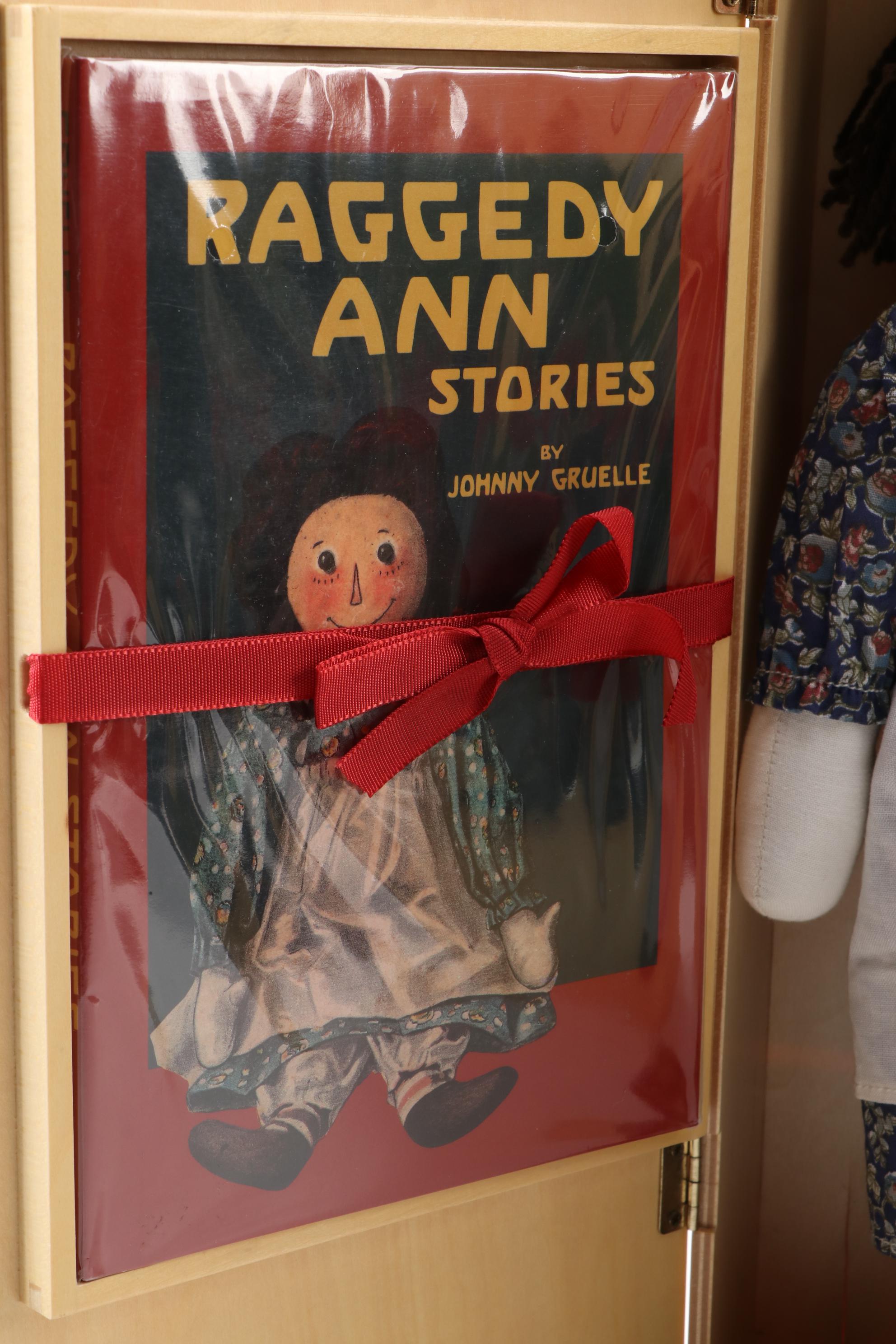 Limited Edition Volland Reproduction Raggedy Ann and Andy Dolls and Books