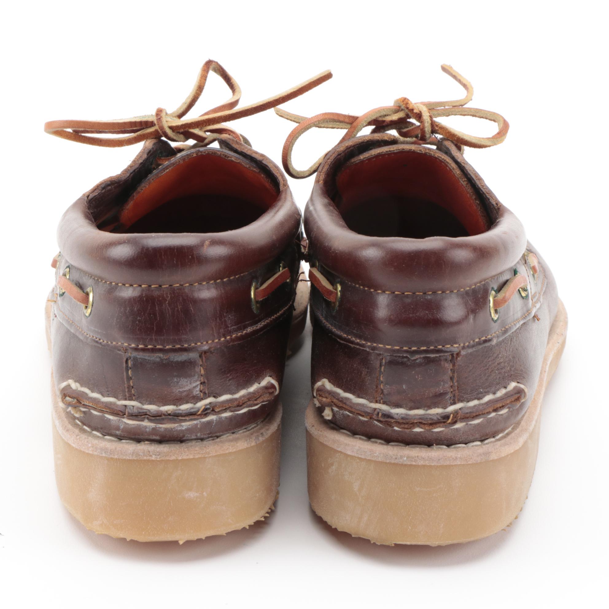 Men's Timberland and Borelli Royce Brown Leather Loafers