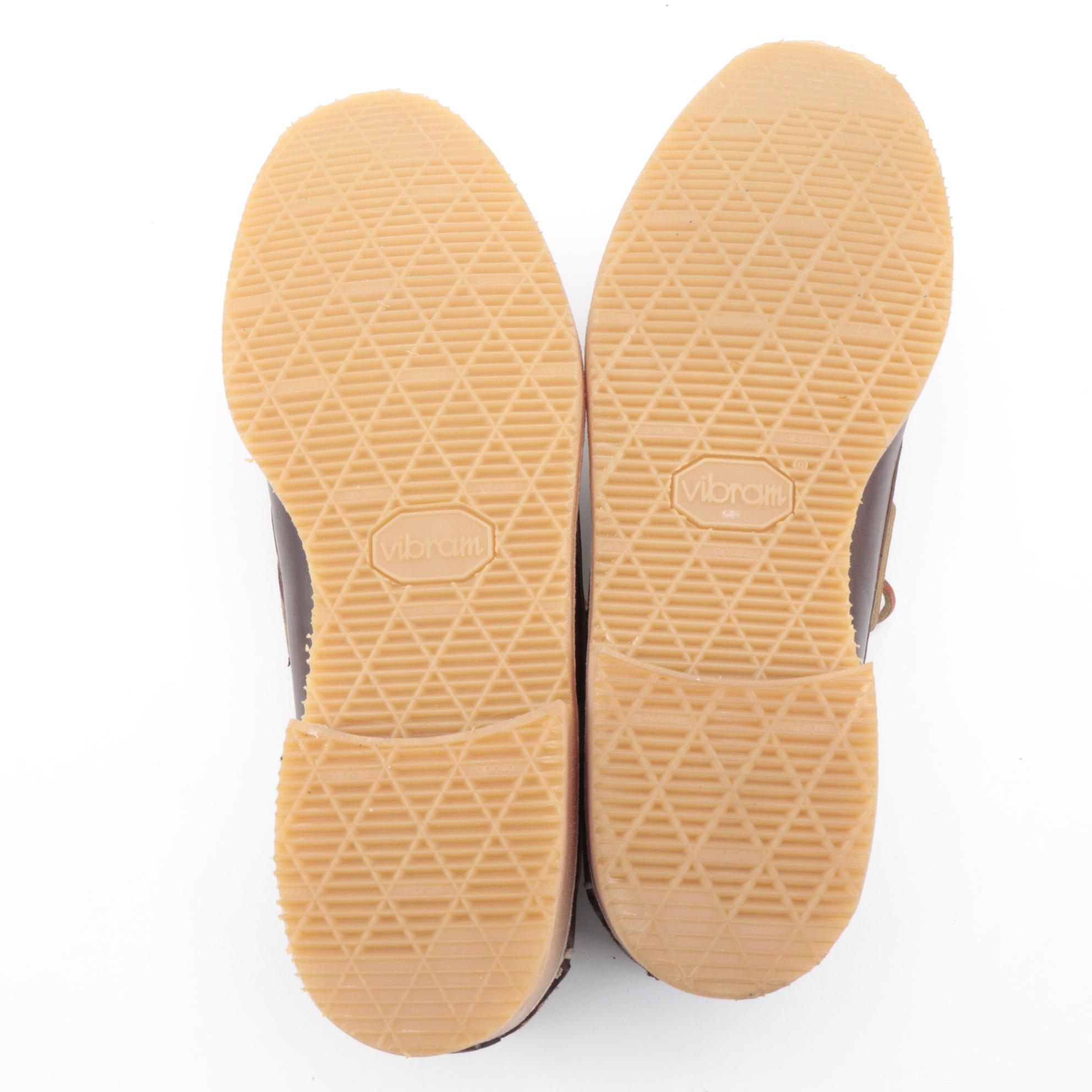 Men's Timberland and Borelli Royce Brown Leather Loafers