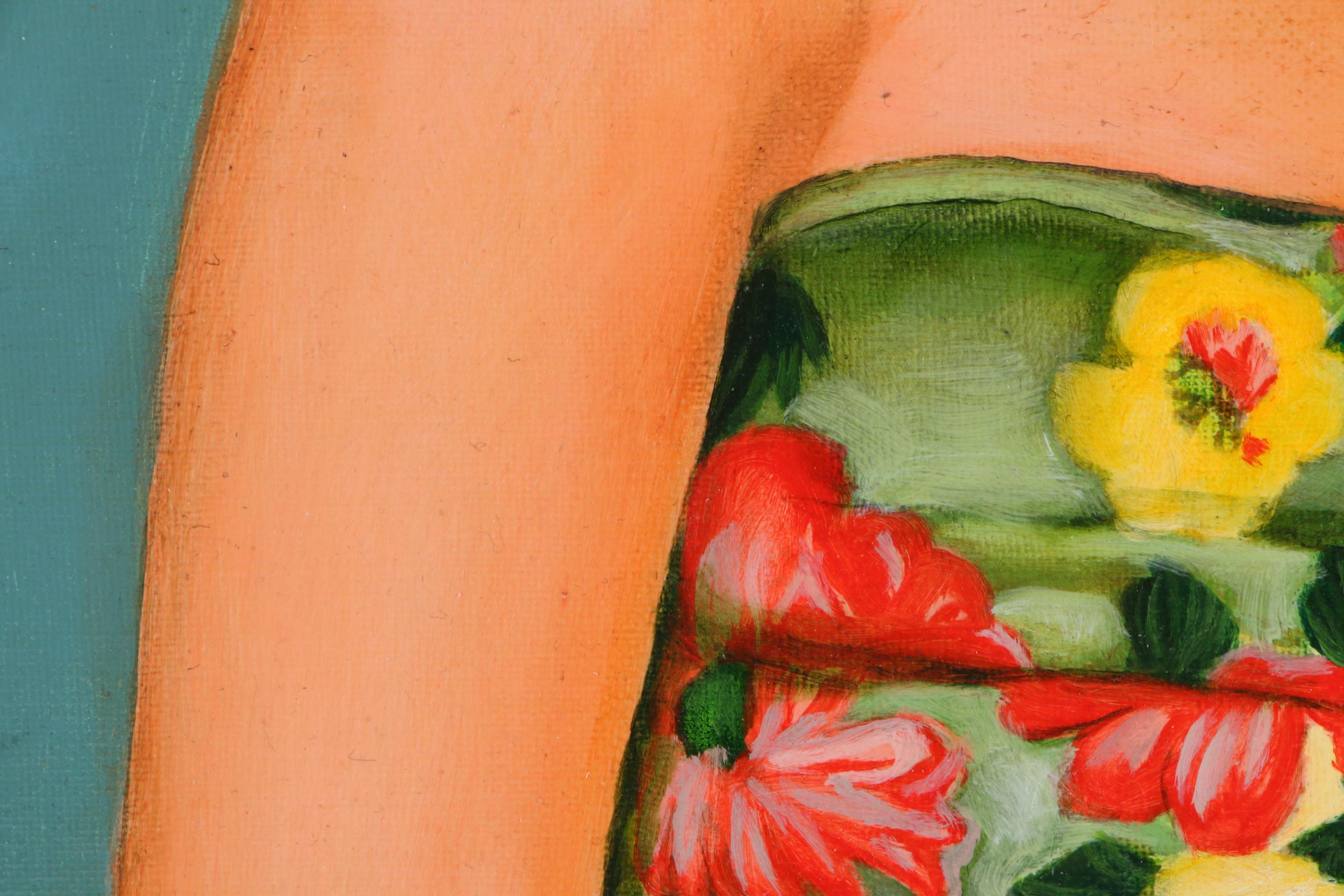 Magail Sahara Oil Painting "Selma Hayek," 1999