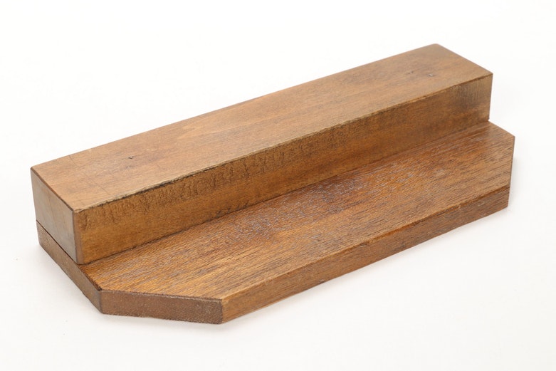 Japanese Style Wooden "Seven Lucky Gods" Figurines with Display Stand