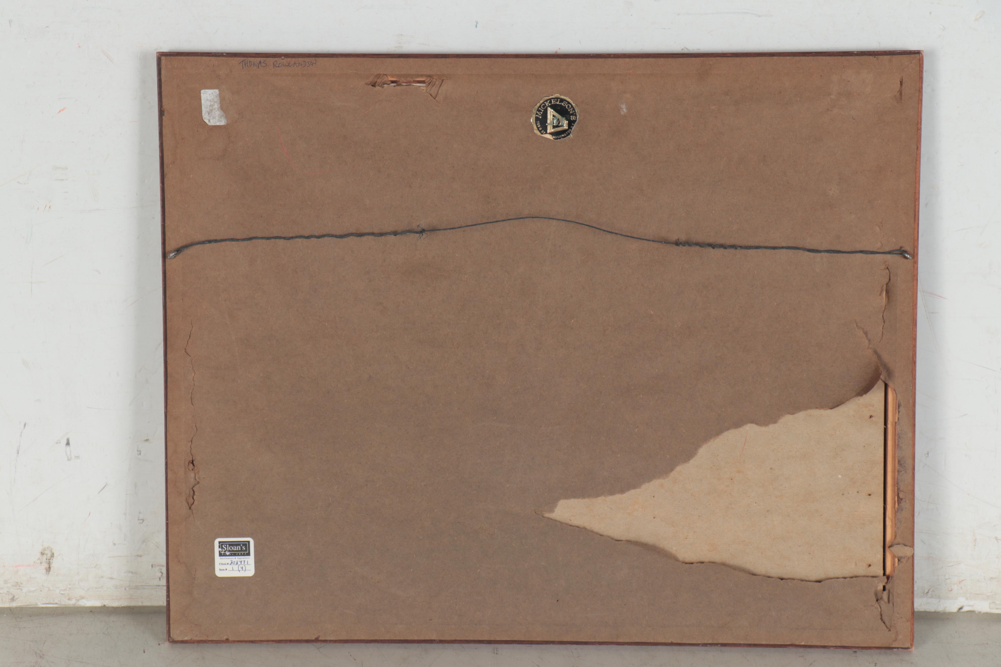 Hand-Colored Etching after Thomas Rowlandson "The Infant Hercules"