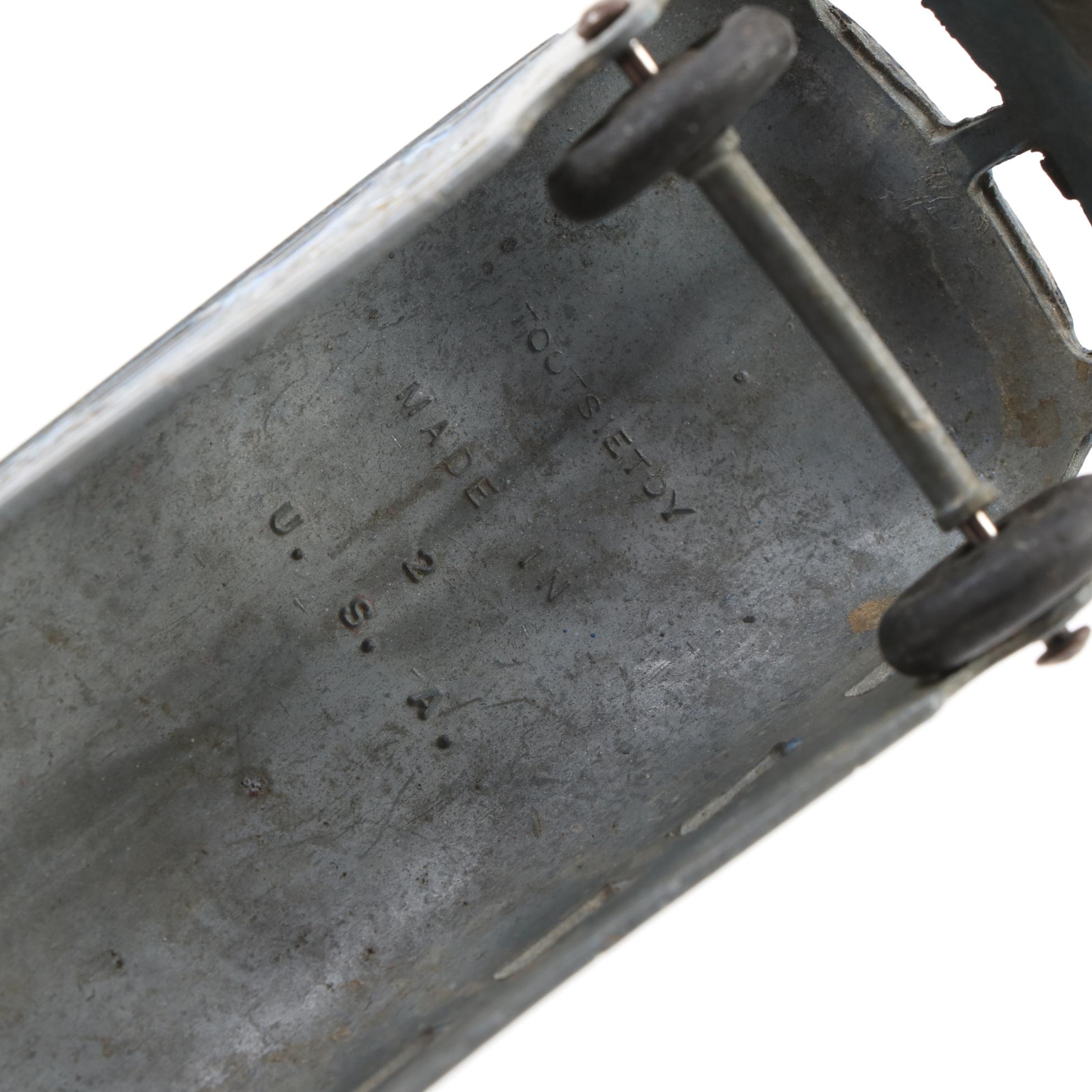 Tootsietoy Cast Metal "Greyhound" Bus and Other Toy Model Cars, circa 1930