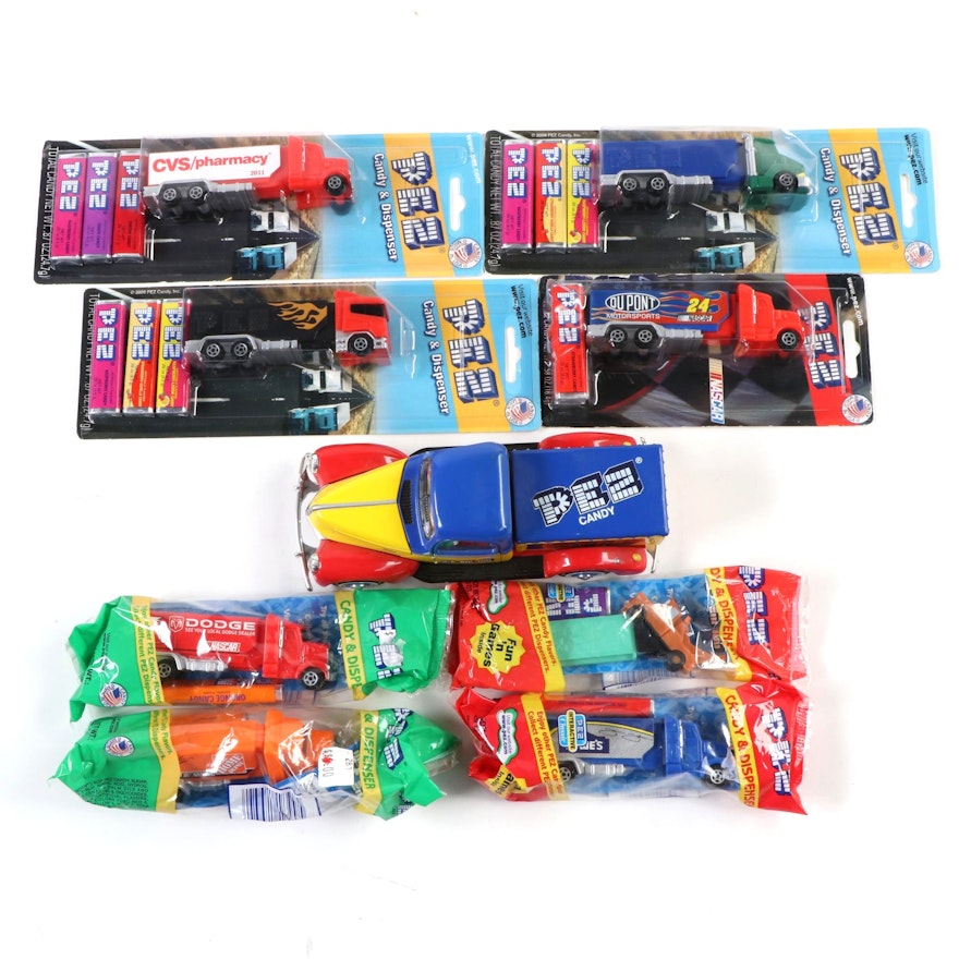 PEZ Die Cast Metal Truck and Other Truck Dispensers